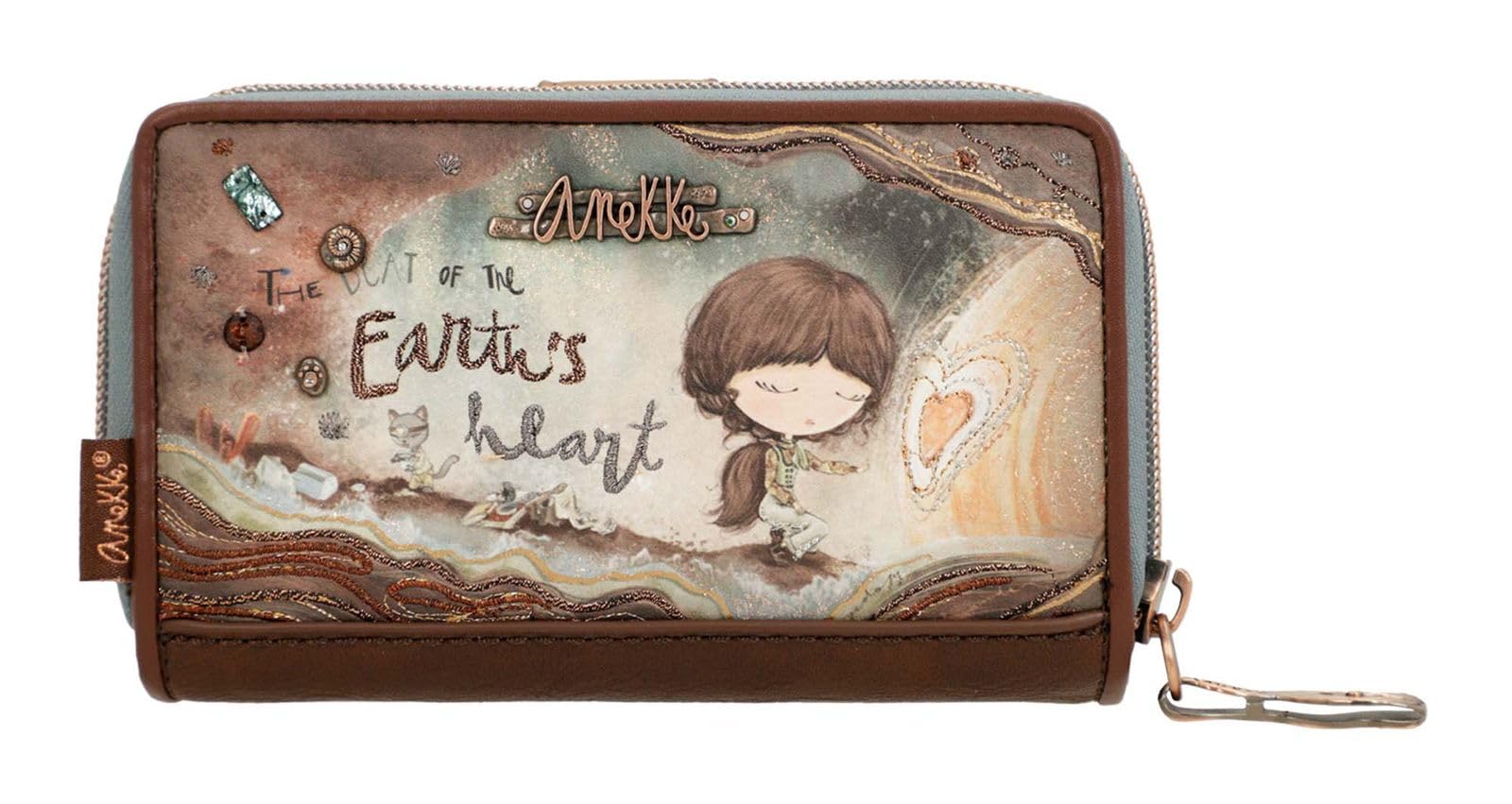 Anekke Billetero Mediano Rfid Core - Diseño Funcional - Medidas: 15/10/3 Cm - Accesorios Y Complementos Mujer