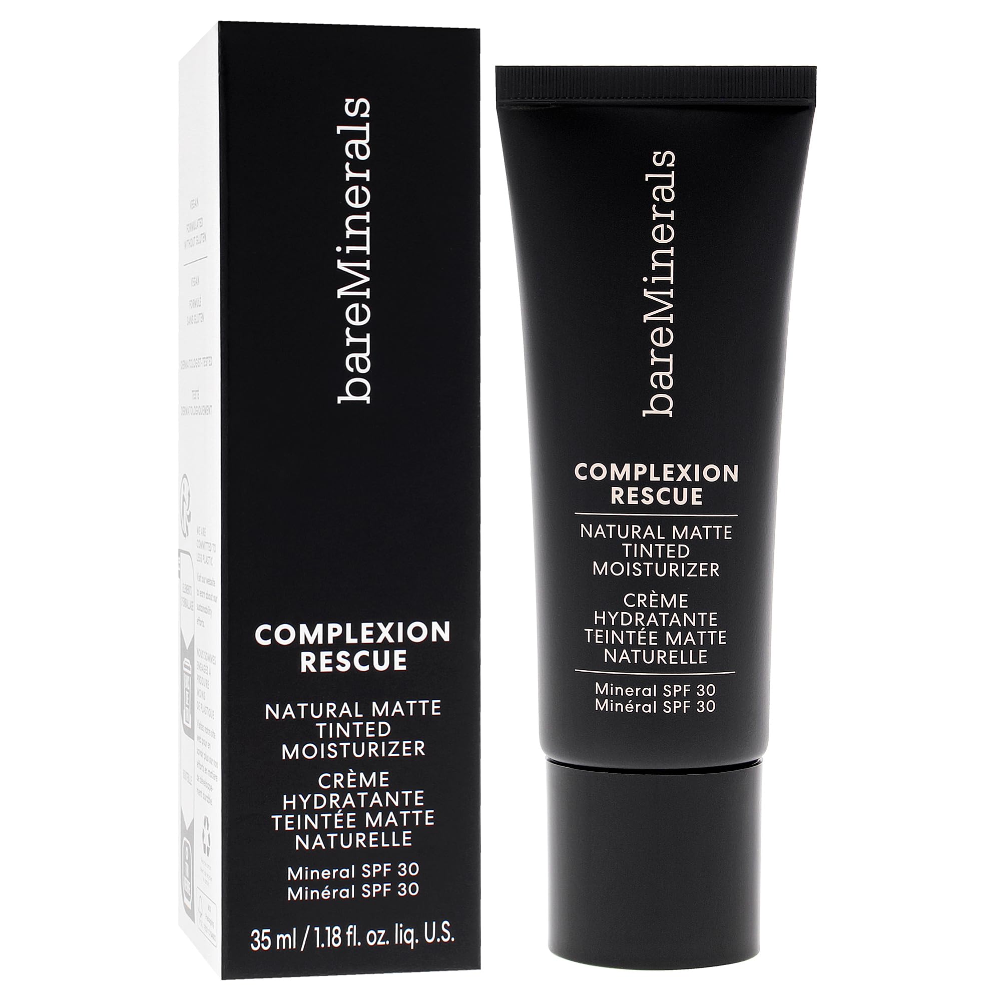 Complexion Rescue Natural Matte Tinted Moisturizer SPF 30-5.5 Bamboo by bareMinerals for Women - 1.18 oz Makeup