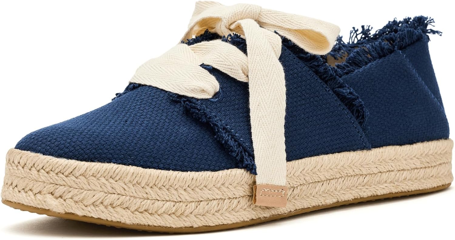 TOMS Women's Carolina Lace-Up Espadrille