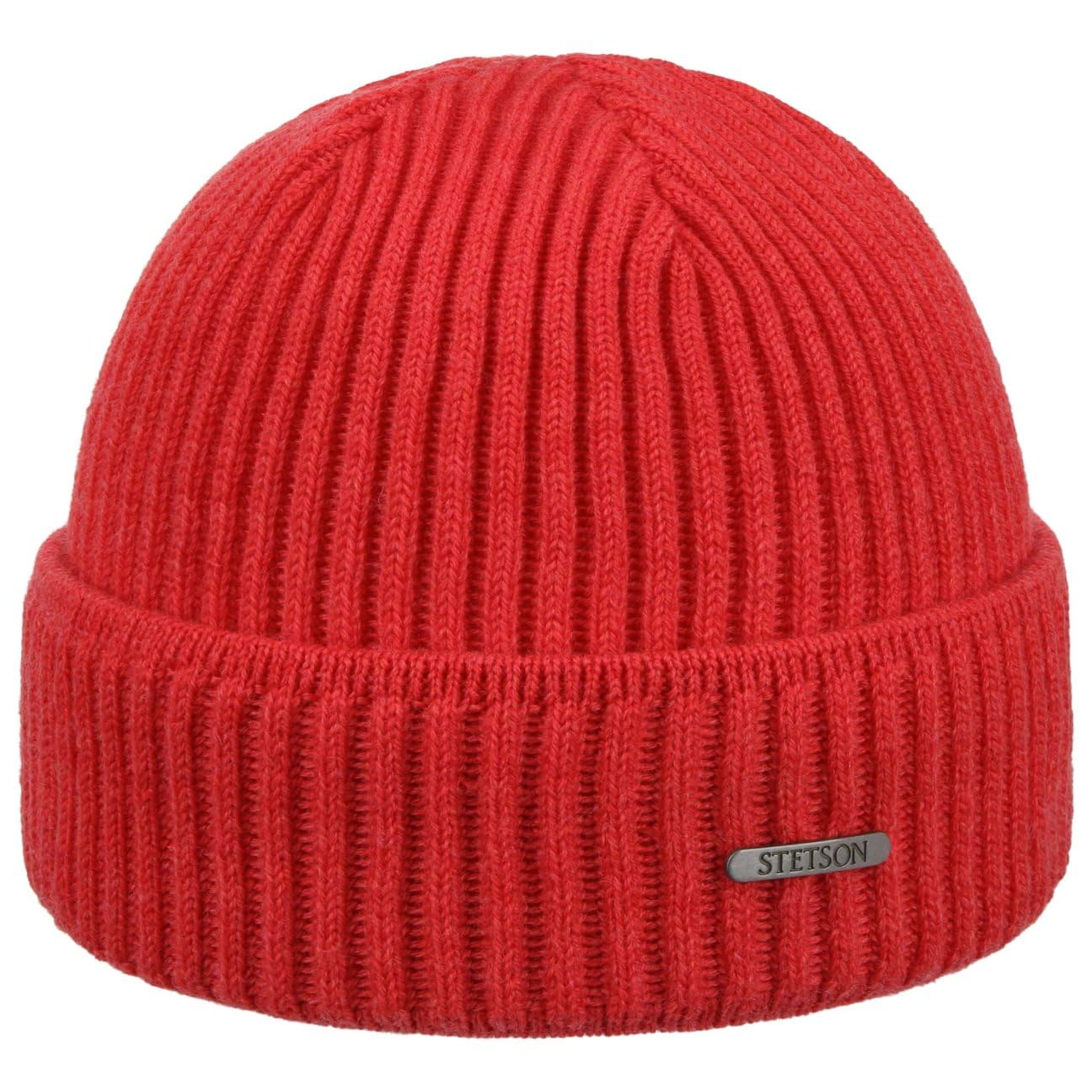 STETSON Parkman czapka dzianinowa z mankietem Wyprodukowano we Wloszech Unisex Jesien Zima