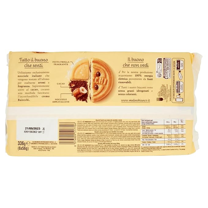 Mulino Bianco Baiocchi Galletas 336g miniatura 5