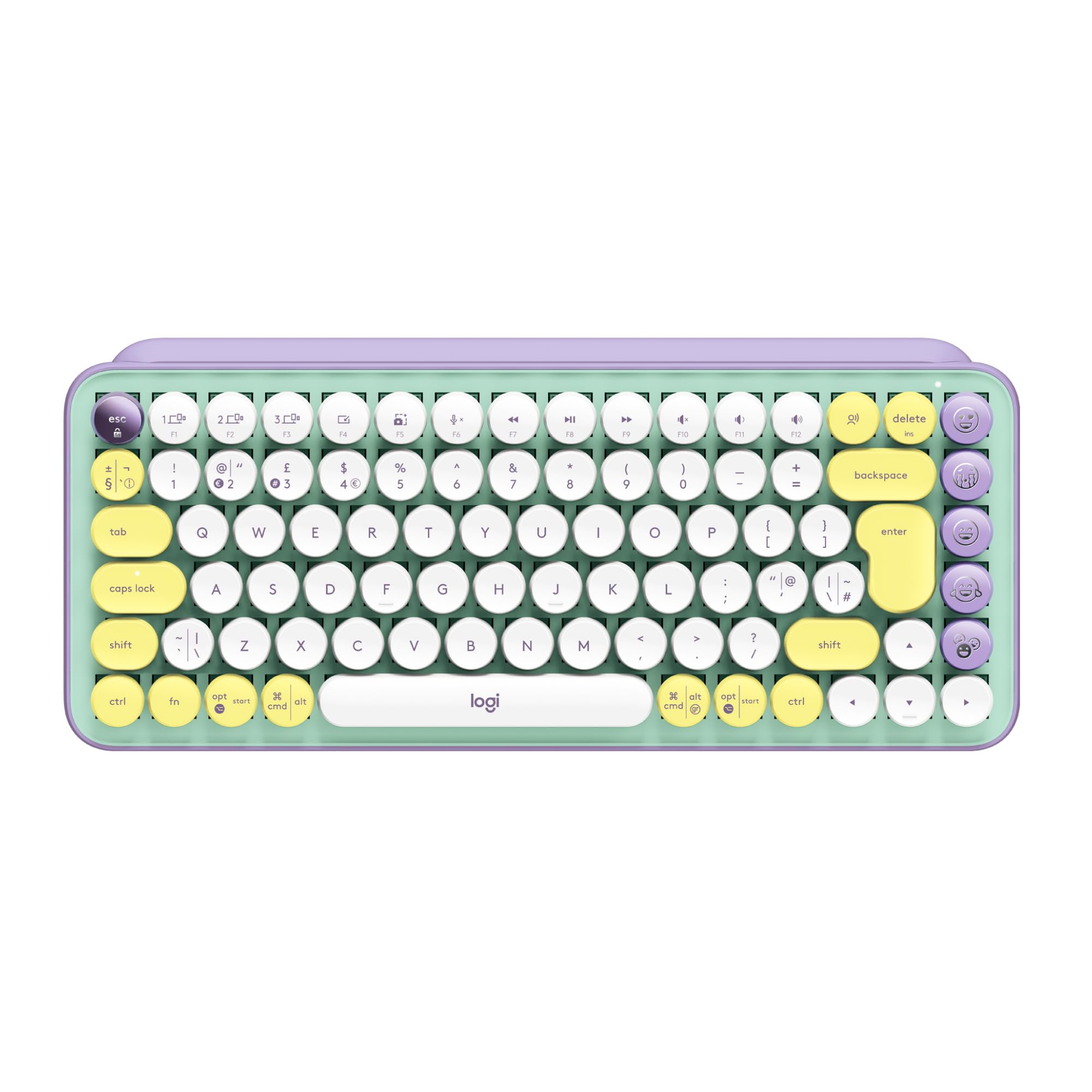 Logitech POP Keys Tastiera Meccanica Wireless - QWERTY US INT'L