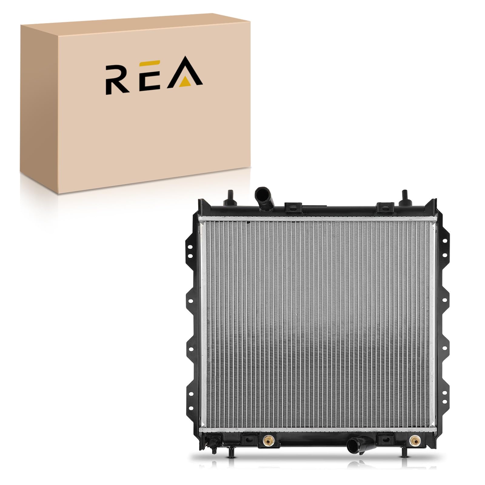 Engine Coolant Radiator with Transmission Oil Cooler Compatible with Chrysler PT Cruiser 2003 2004 2005 2006 2007 2008 2009 L4 2.4L, Turbocharged - Replace# 5096190AA, 5096190AB