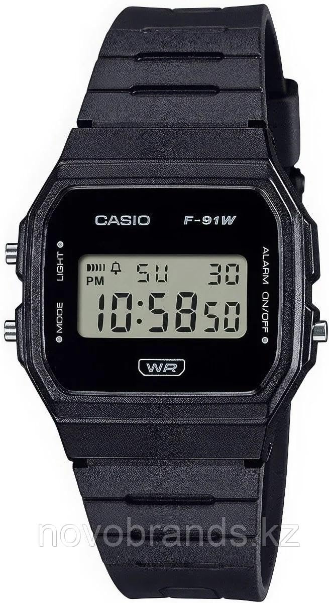 Casio F-91WB-1AEF BLACK (38.2mm) Digital Dial / Black Bio- Watch