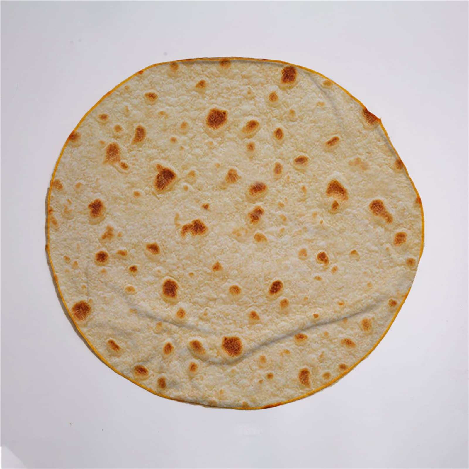 Koc dla noworodka Burrito Swaddle Tortilla Wrap | Z zabawnym wzorem burrito i pasującą czapką, 85 x 85 cm, oddychająca, przyjazna dla skóry, idealna na zdjęcia noworodków