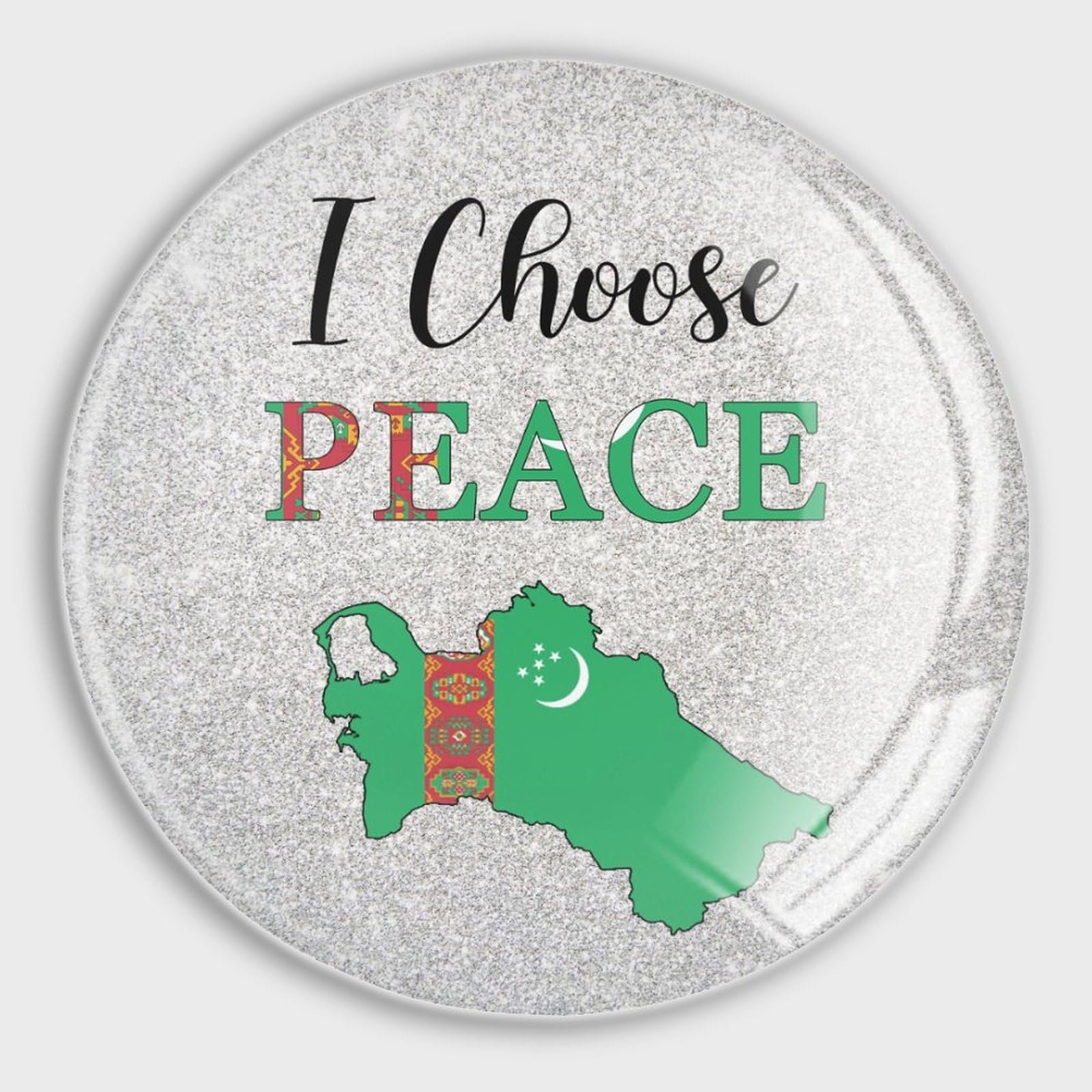 Imanes de la bandera de Turkmenistán para pizarras de oficina y cocinas