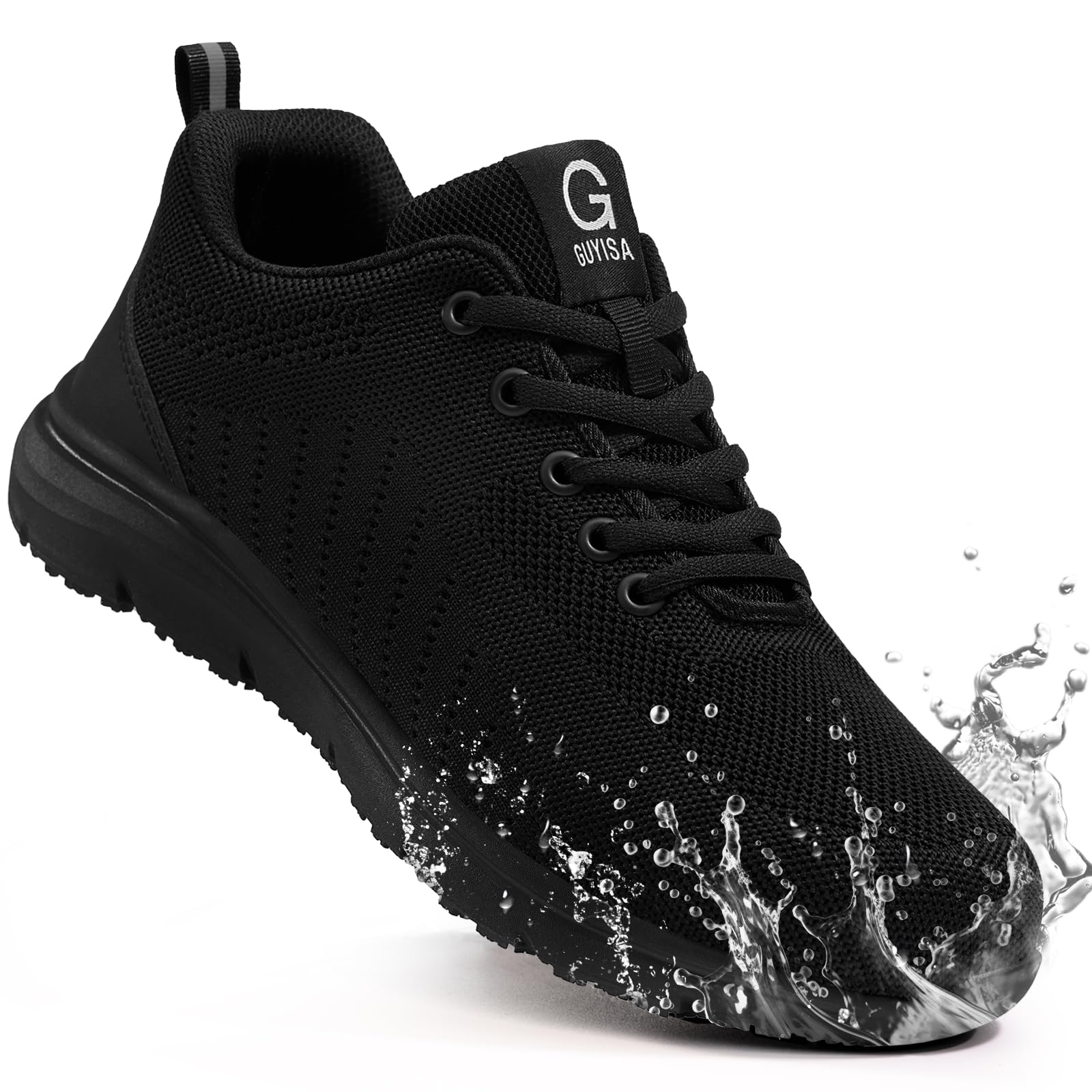 TANIELD Steel Toe Shoes for Men Work Shoes Lightweight Safety Sneakers with Kevlar Puncture Resistant Midsole for Construction Warehouse Work