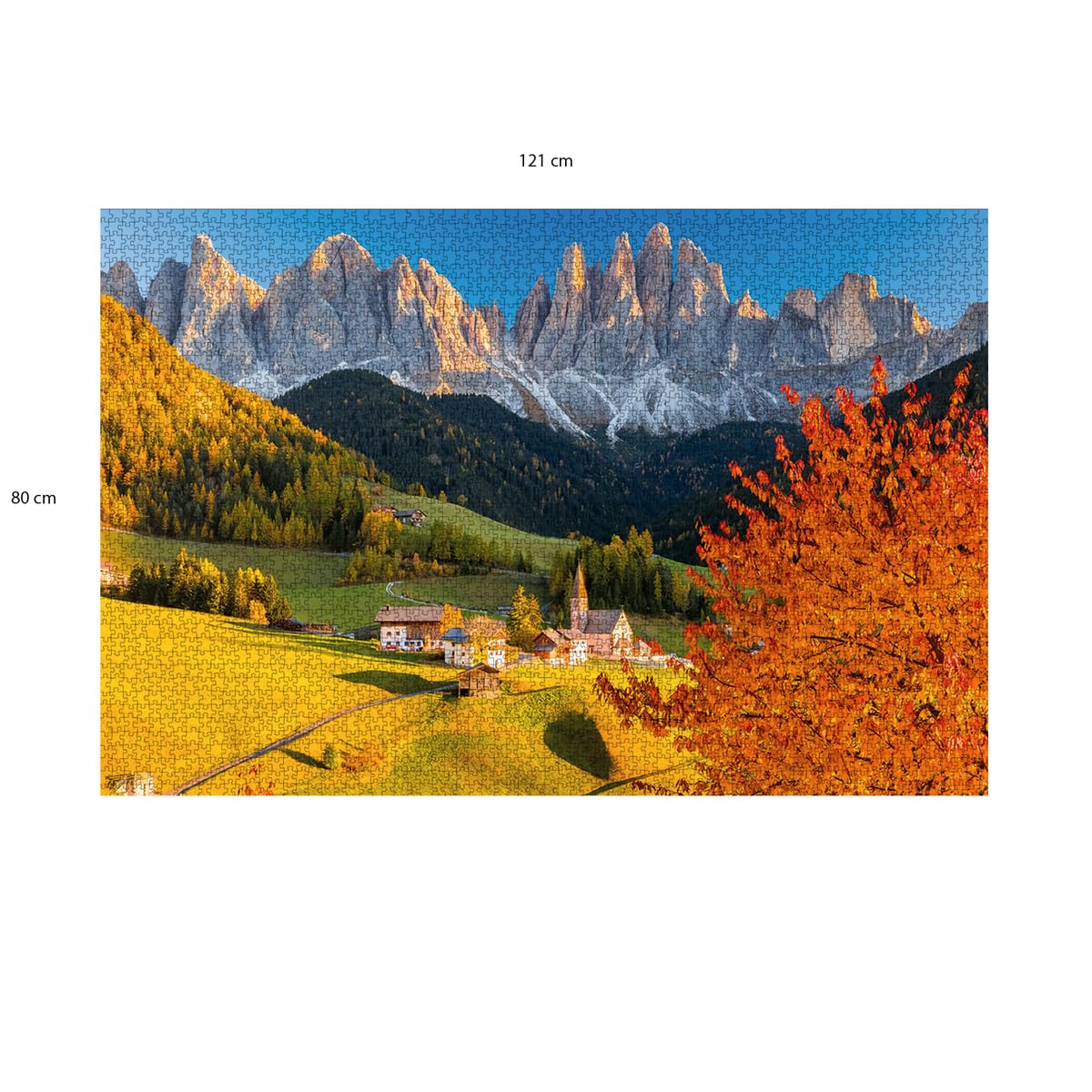 Nathan - Puzzle 3000 pièces - Le Village de Santa Magdalena Loïc Lagarde - Adultes et Enfants dès 14 Ans - Puzzle de qualité supérieure - Encastrement Parfait - Collection Évasion - 12001871