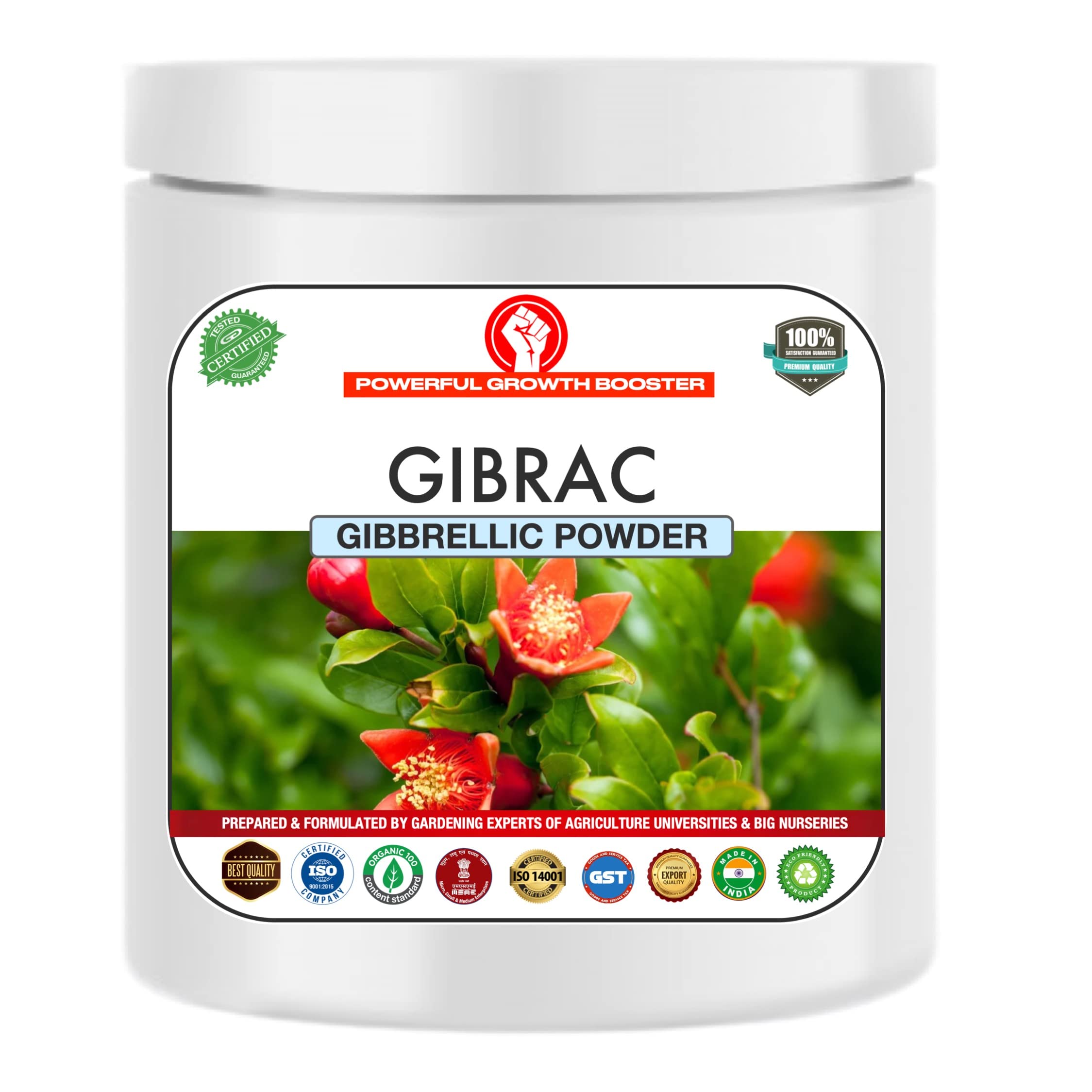 Gibrac, Gibberellic acid Powder Fertilizer for better growth of plants, fruits and vegetables. (20 gm)