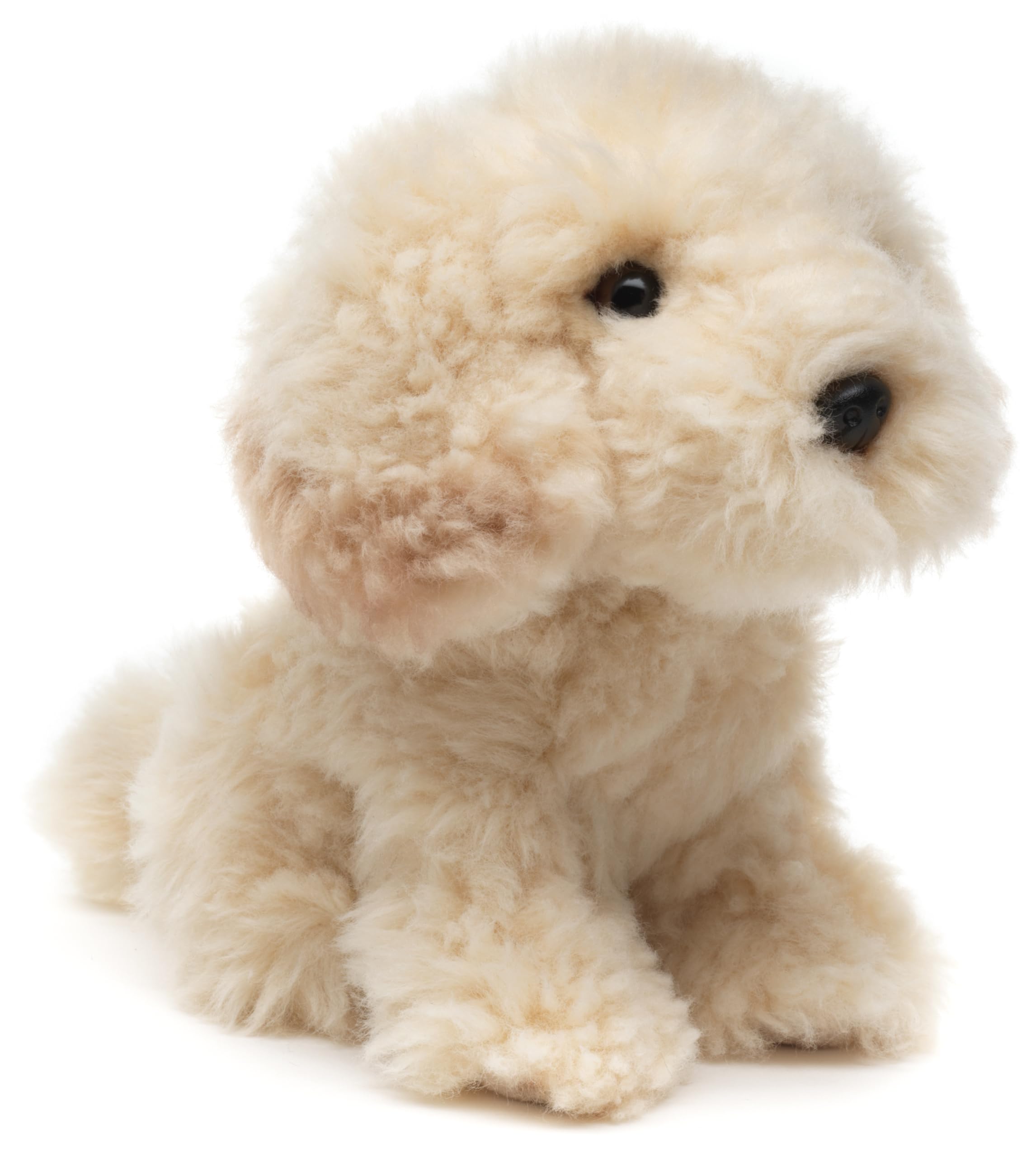 Uni-Toys - Cockapoo, sitting - 18 cm (height) - plush dog - plush toy, cuddly toy