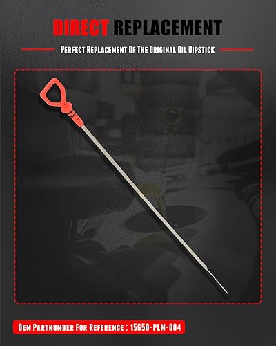 Miniatura 155 de CCIYU L3G6-10-450F - Varilla de aceite de motor de repuesto para Mazda 3 2012-2015 para Mazda 5 2011-2013 para Mazda 6 2010-2012 para Mazda CX-7 Dip