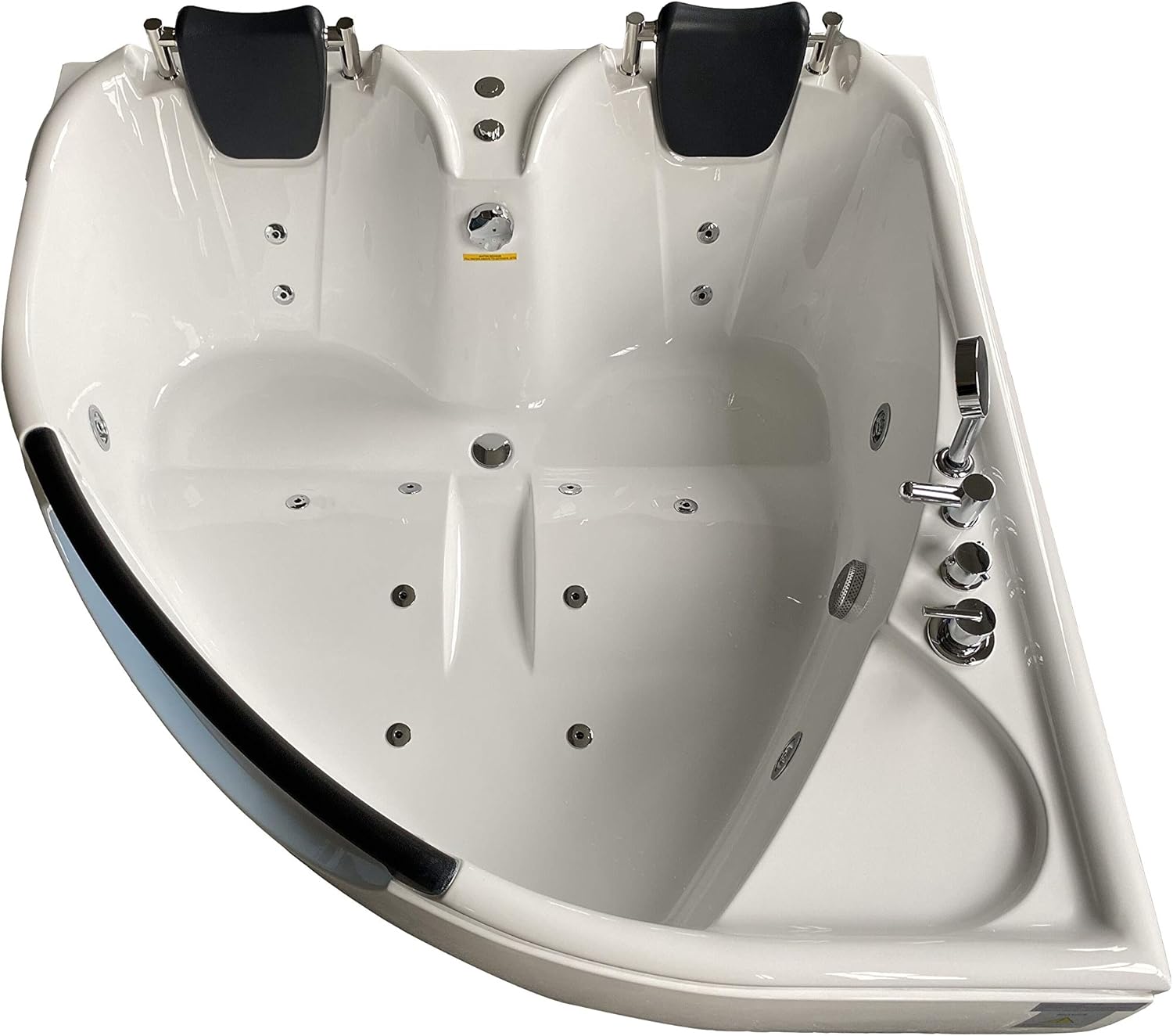 Minn fuq għal isfel view tal-ġettijiet u s-siġġijiet tal-banju ARIEL Platinum