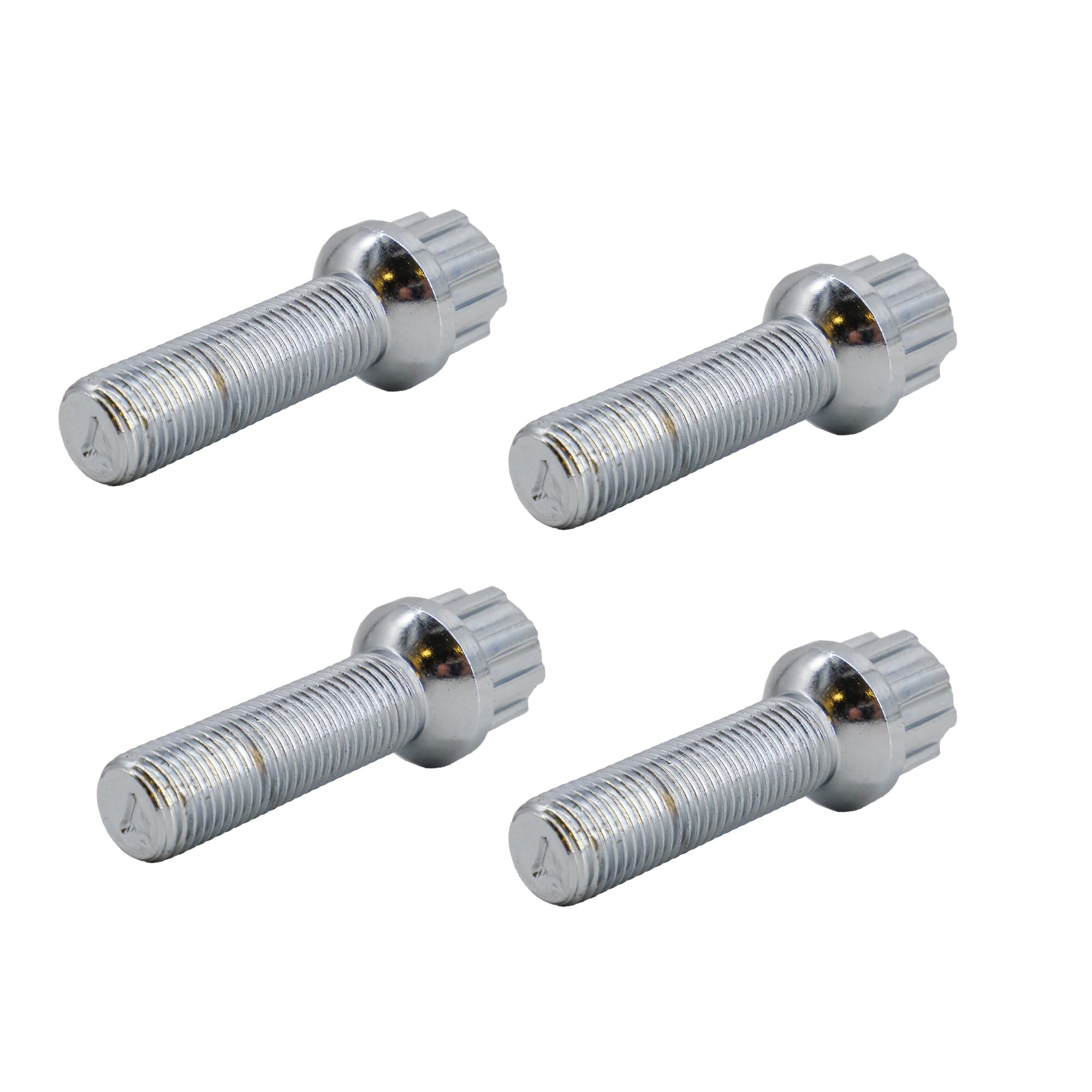 Simoni Racing BRA/77 Kit 4 Bulloni Antifurto - Bulloni antifurto per Ruote Chiave 17-19 M14x1.5 Lunghezza 45 mm