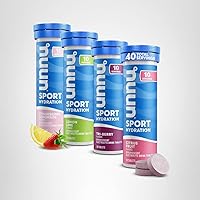 Vista 28 de Nuun Sport Electrolyte Tablets with Magnesium, Calcium, Potassium, Chloride & Sodium, Gluten Free & Vegan, Tropical, 8 Pack (80 Servings Total)