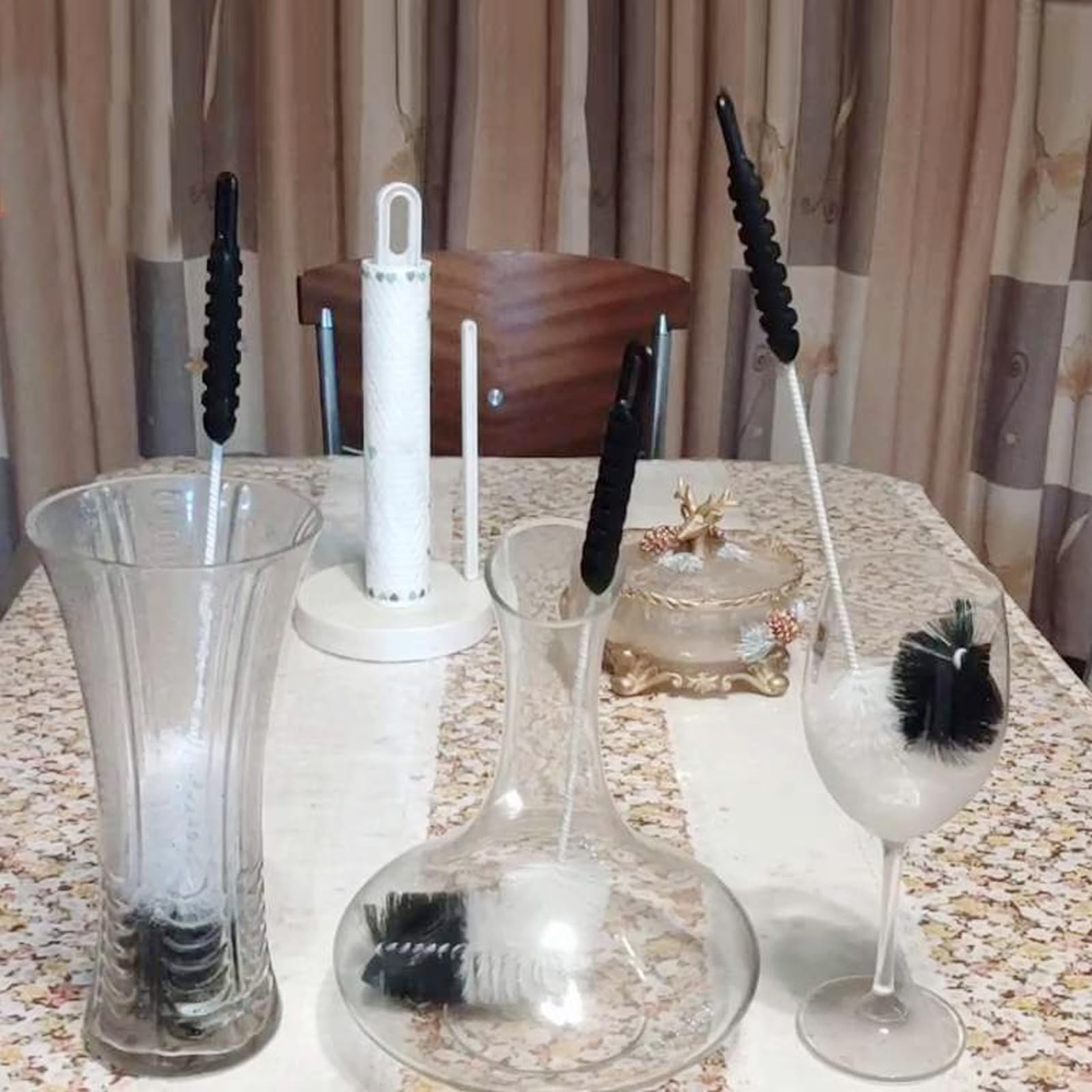 Bottle Brushes Cleaning Set - 2 Sizes, Soft Nylon -7