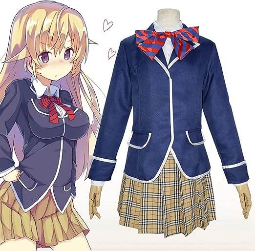 Amazon Morana 食戟のソーマ 薙切えりな コスプレ衣装 遠月学園女子制服 イベント パーティー メイド服 仮装 アニメ ハロウィン 漫遊展 撮影用 観賞用 Xxl コスプレ 仮装 通販