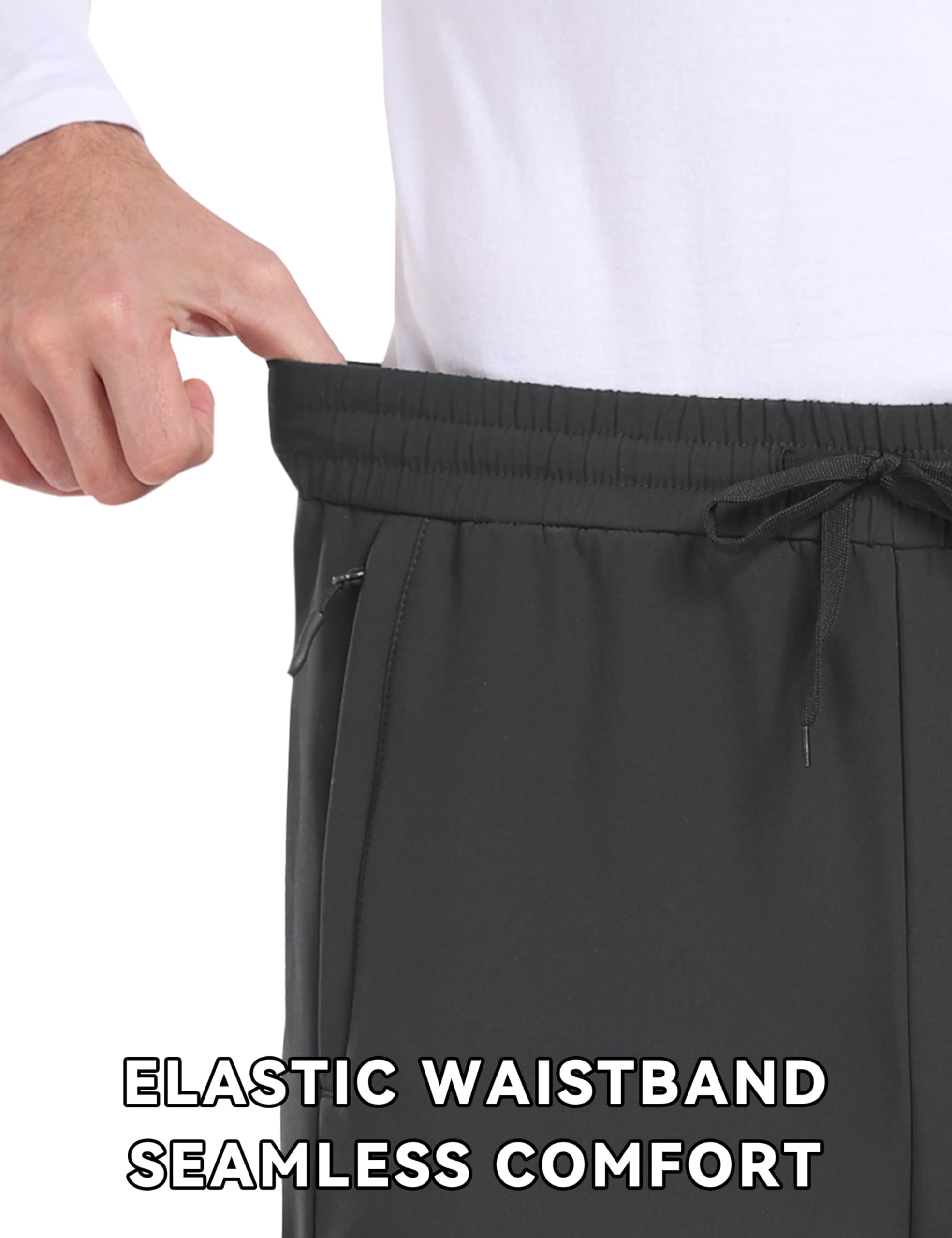 MoFiz Pantaloni da trekking da uomo invernali in pile antivento resistenti all'acqua pantaloni da jogging da uomo caldi pantaloni della tuta