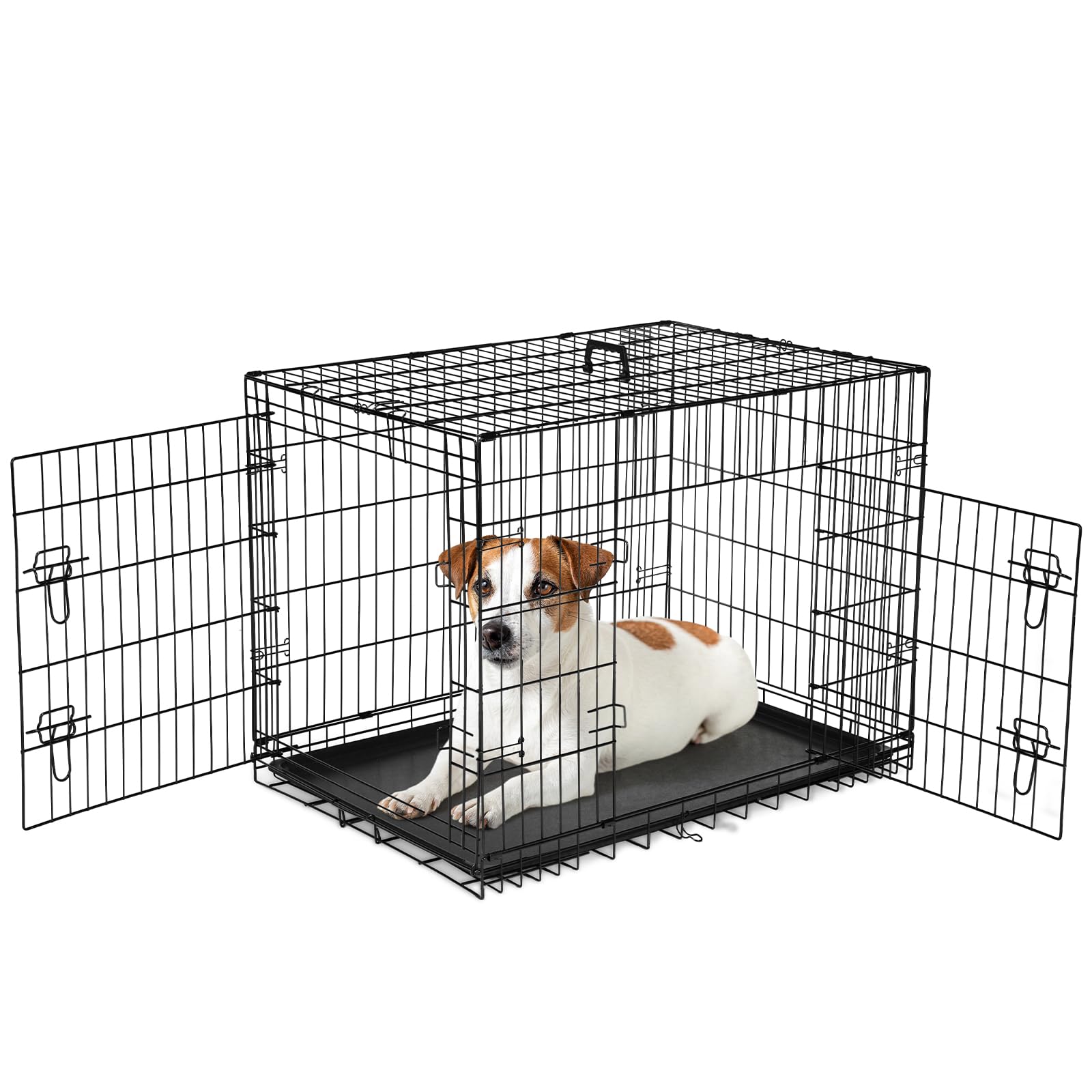 Divider 36in Crate Dog Cage Sweetcrispy Large Dog Crate With