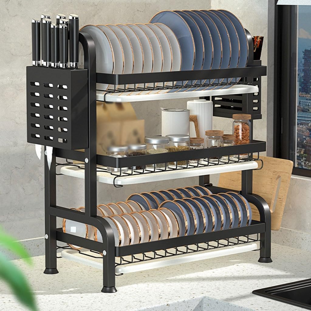 CHICKEN Pot and Pan Organizer Kitchen Storage Rack Condiment Storage Rack Bowl Basket Drain Rack Tableware Storage Organizer Rack Storage Rack Kitchen Organizers and Storage