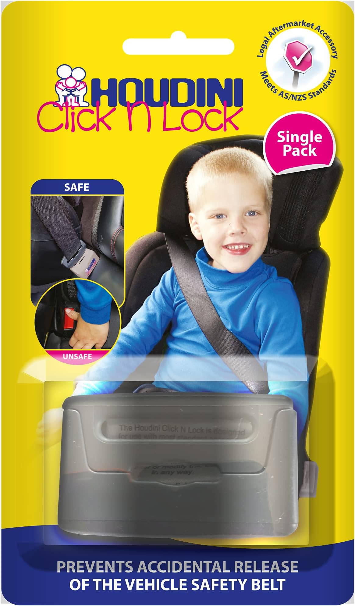 Safety Buckle Pro Seatbelt Lock and Seat Belt Locking Clip Keep