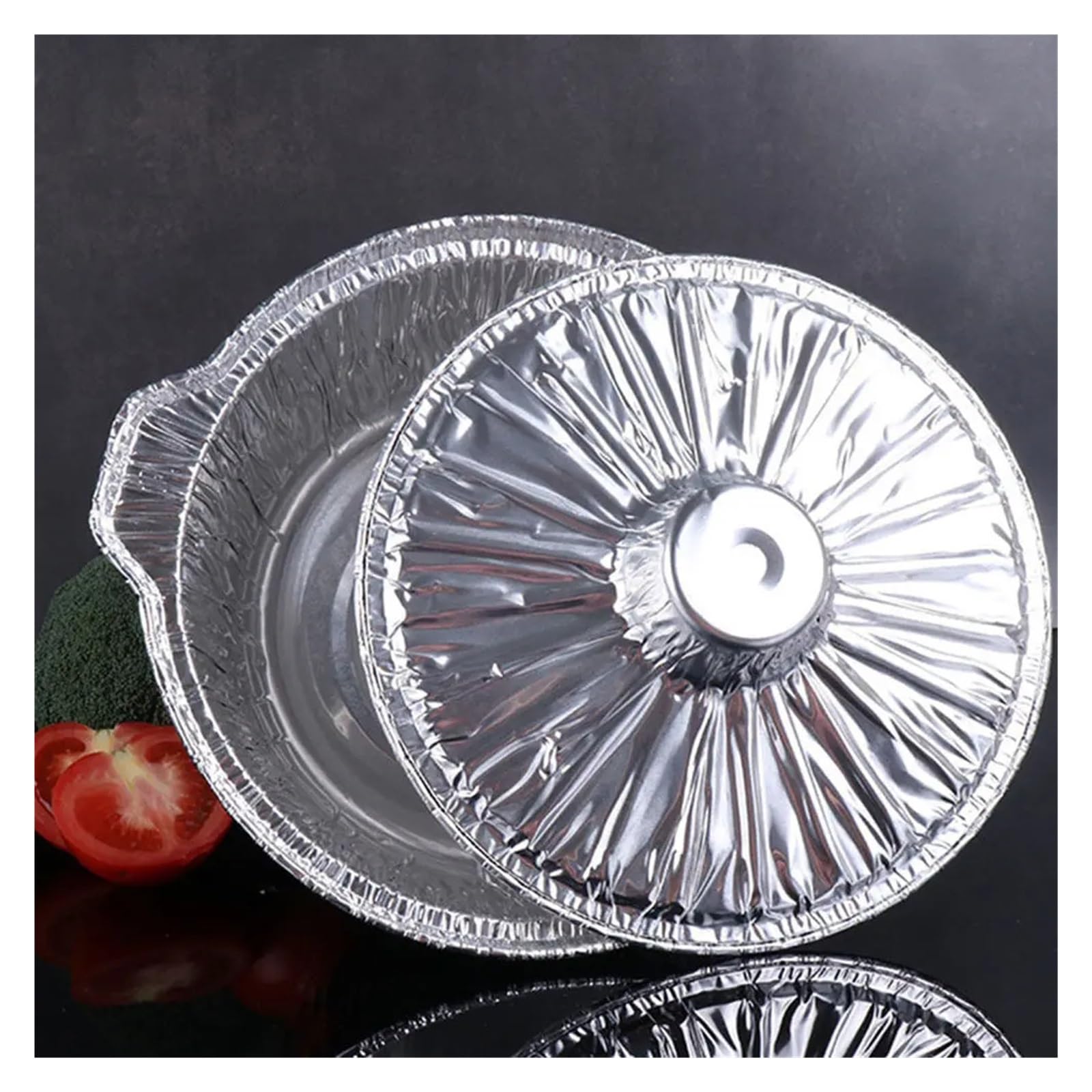 Stampi for muffin da 8 pezzi Per Cucina | Cucinare pentole rotonde in alluminio for alimenti del Ringraziamento