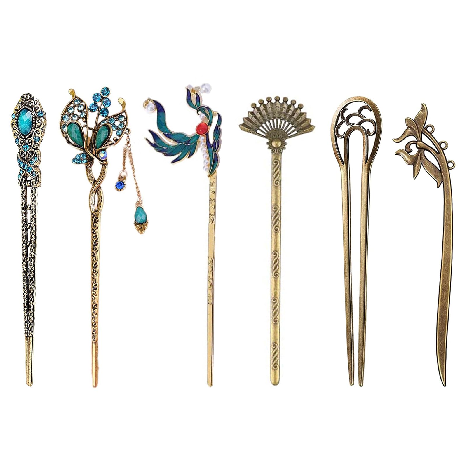 Haarnadel Aus Holz - Retro Chinesische Haarschmuck Mit Perlen Quasten - Elegant Für Langes Haar