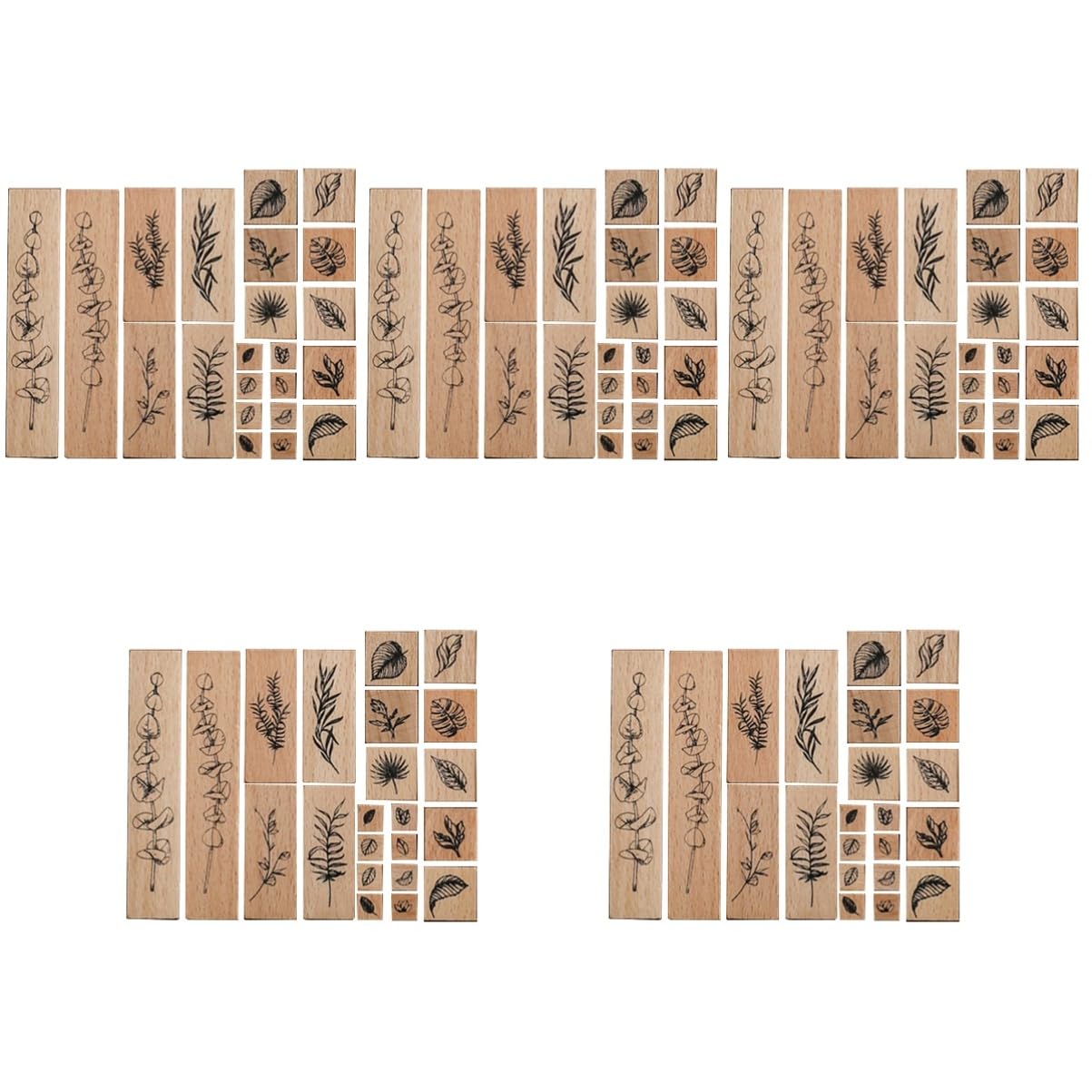 Tofficu 5 Juegos sello de goma album sellos scrapbooking o de caucho os de caucho almohadilla de tinta os de diario pegatinas decoración o de madera diario os