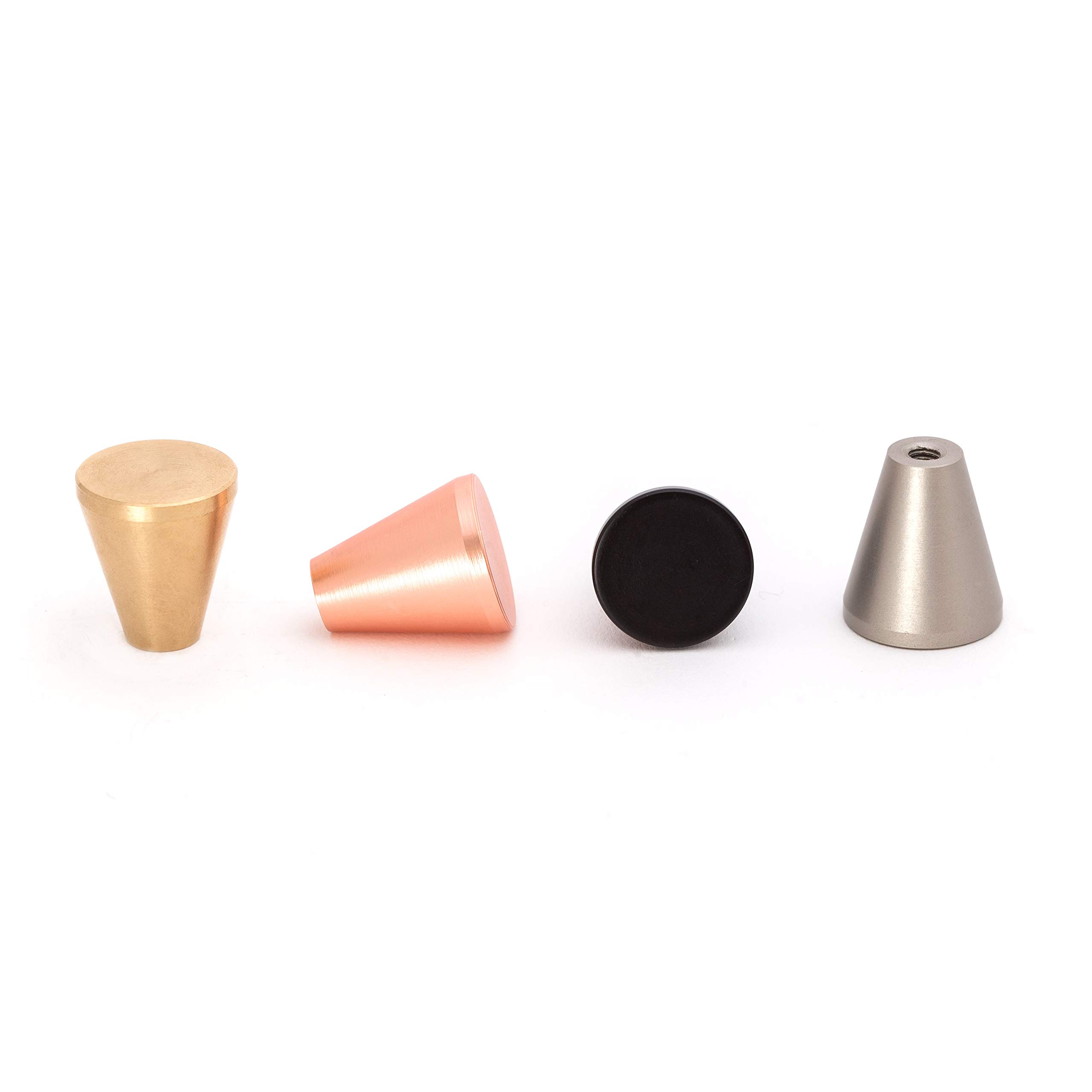 The Hairpin Leg Co. [HLC] Furniture Knobs - Modern Furniture Hardware - Cupboard Cabinet Handles Drawer Pulls [18mm/Industrial Nickel]