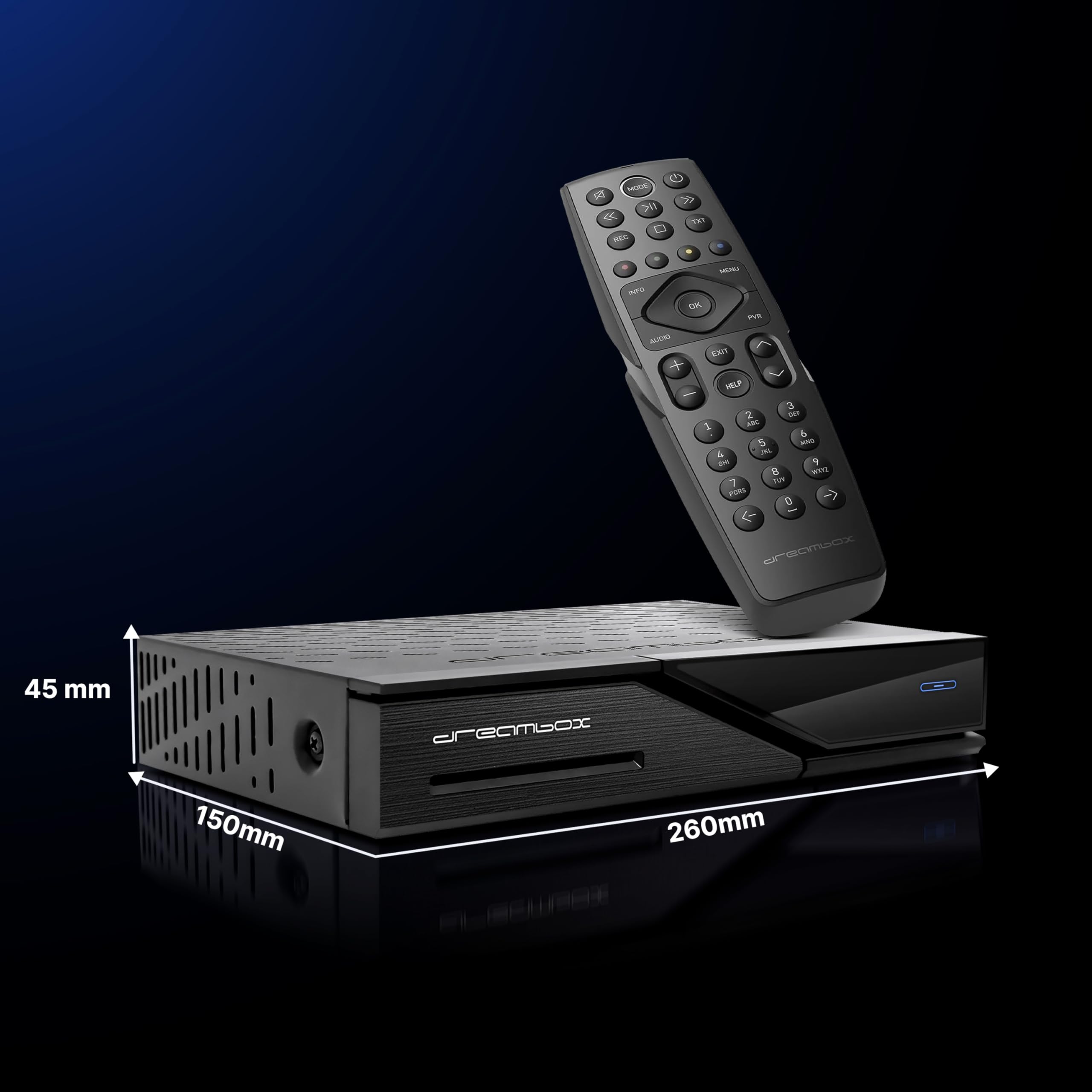 Dreambox DM520 1x DVB-S2 Tuner Linux Receiver (Full HD 1080p)