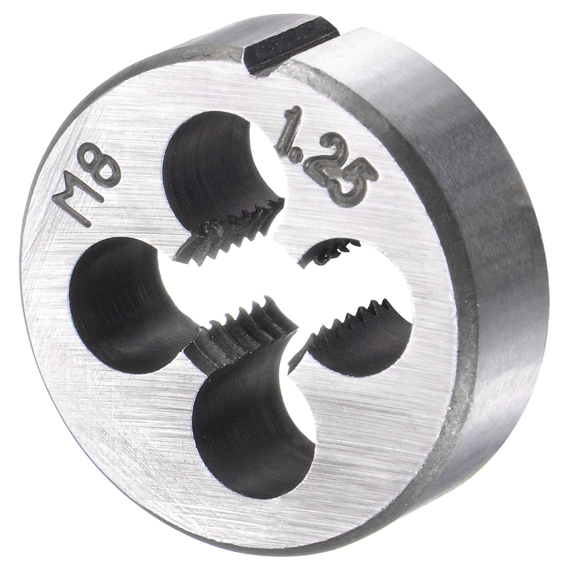 Sourcing Map M8 X 1.25mm Metric Left Hand Tap And Die Set, HSS Machine Thread Screw Tap With Alloy Tool Steel Round Threading Die - View #9