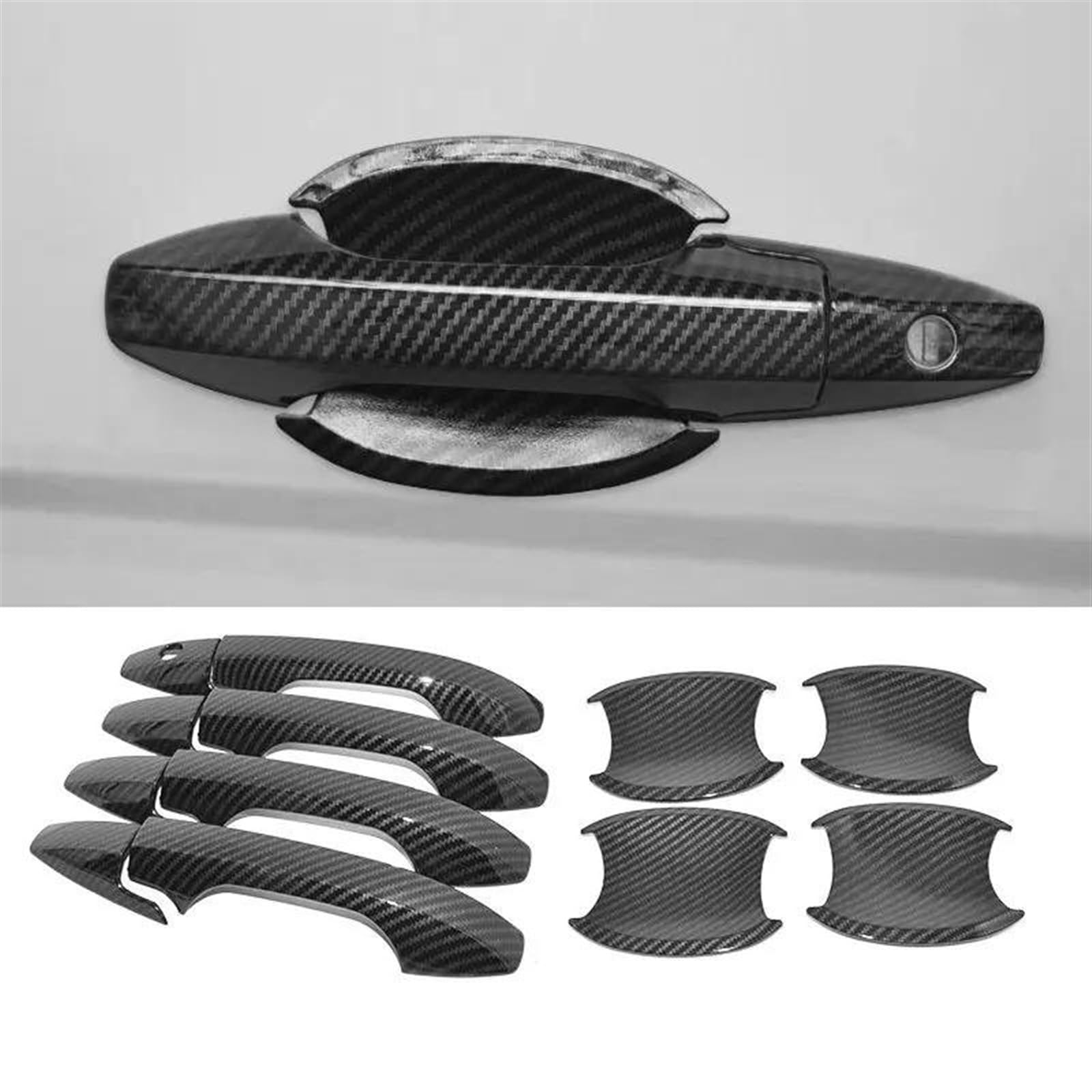 Nmjlqw Style 9 Car Door Handle Cover Exterior Trim Decorative Accessories For Crv Cr-V 2007-2011(Style 9)