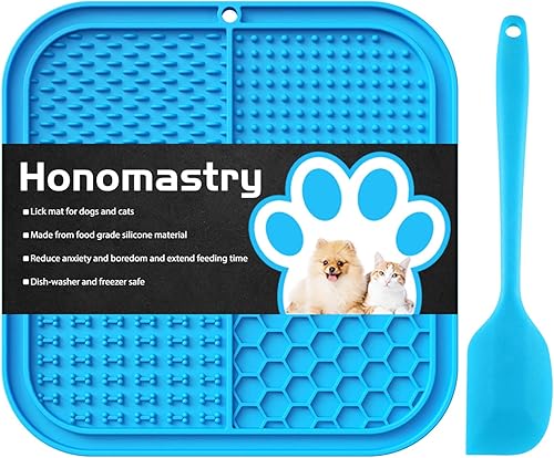 Alfombrilla para lamer para perros, almohadilla prémium para lamer con ventosas para aliviar la ansiedad del perro, cuencos de alimentación lenta