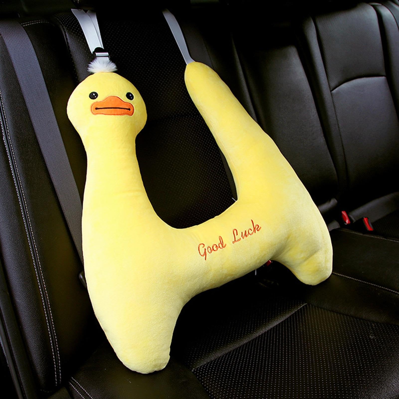 Poggiatesta per seggiolini auto per bambini – Cuscino da viaggio a forma | di H per aeroplani, simpatico unicorno rosa | Morbido cuscino per bambini, lavabile in lavatrice per bambini, comfort, viaggi