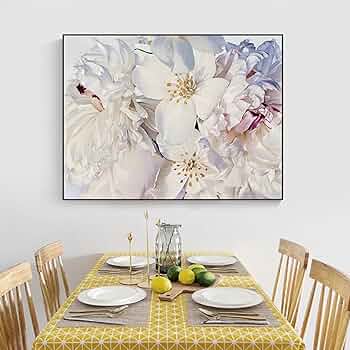 絵画 インテリア　絵　額付 (白）油絵　uF6-110202　花 絵画 インテリア 絵 額付 (白）油絵 uF6-110202 花 絵画