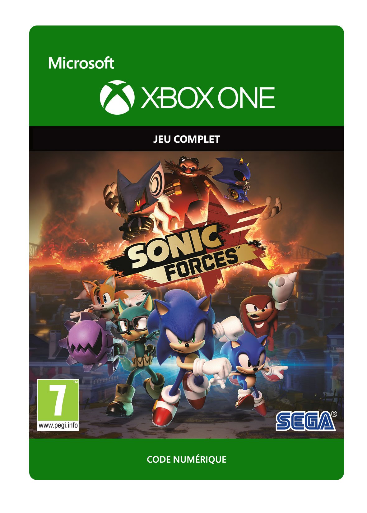 SONIC FORCES Xbox One fini les disques rayés avec ce code à télécharger