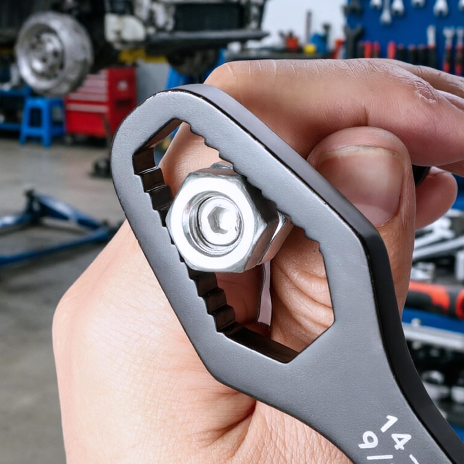 Set di 4 chiavi a doppia estremità da 8 a 24 mm, set di chiavi regolabili, chiave multifunzione, chiave autoserrante a doppia testa, per guida all'aperto, strumenti di riparazione auto