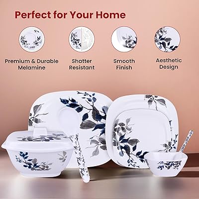 Usha Shriram Shatterproof Dinner Plates USHA SHRIRAM Melamine