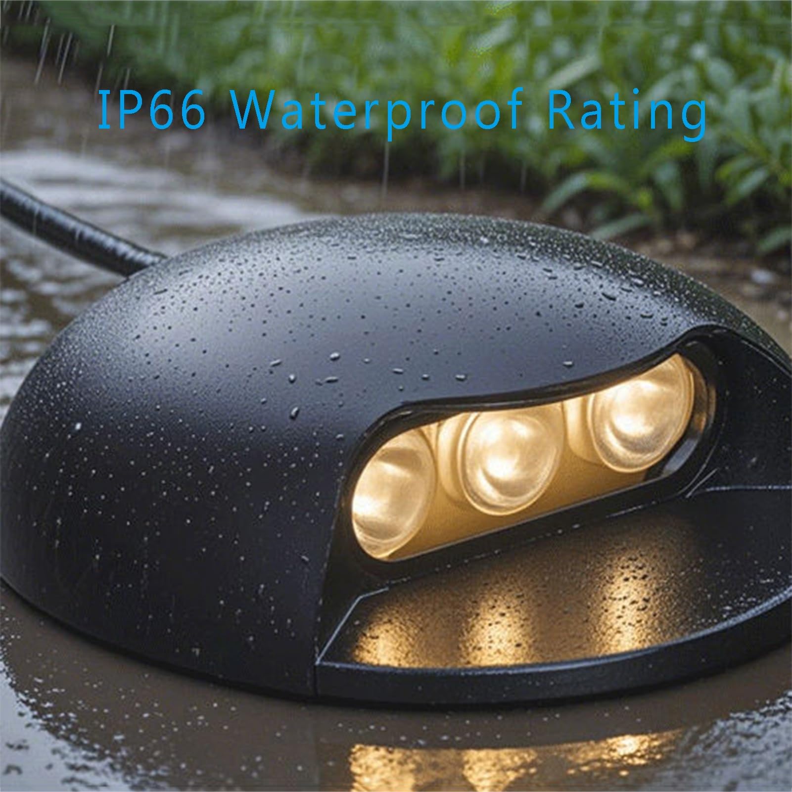 Luci A LED A Bassa Tensione per Esterni, Luci da Terra Ip66 Impermeabili, Illuminazione Unilaterale per Vialetti, Terrazze, Gradini, Sentieri, Giardini, Luci Interra,Red-4W-AC24V