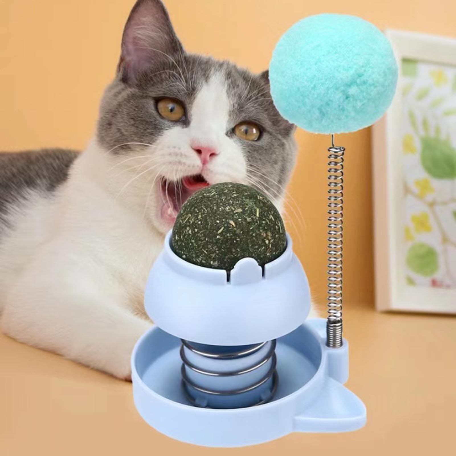 Juguetes De Hierba Gatera Para Gatos Con Campana - 2 Diseños (oso/pato), Felpa Suave, Estimula Juego Y Reduce Estrés, Ideal Para Interior