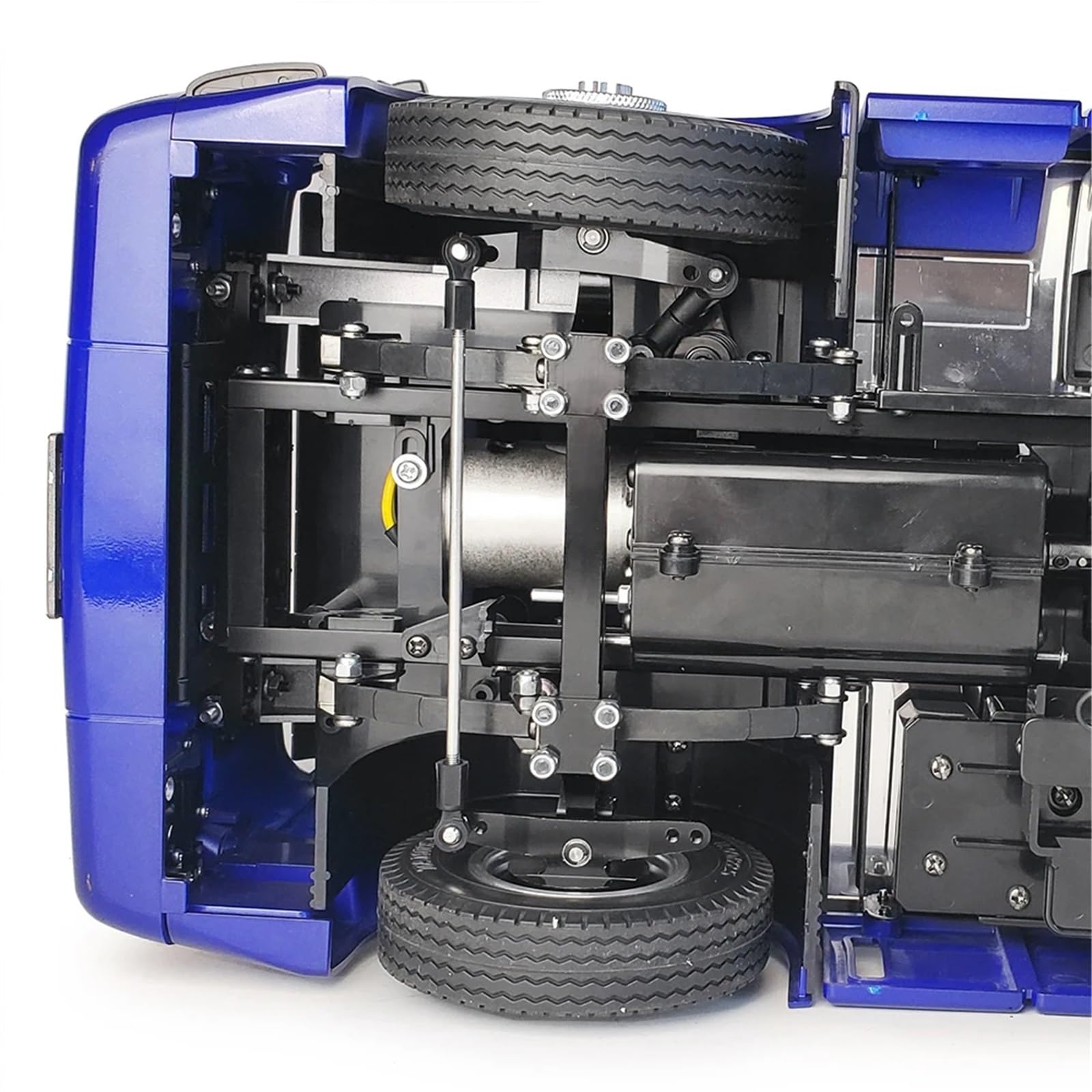 Pour Tamiya 1/14 Métal Biellette Direction D'essieu Avant Camion Tracteur RC Avec Remorque Cargo Pièces Rechange Composants