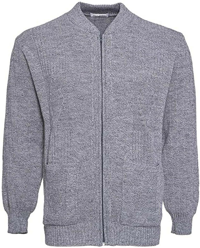 Men's Zip up Bellisimo Casual Plain Cardigan