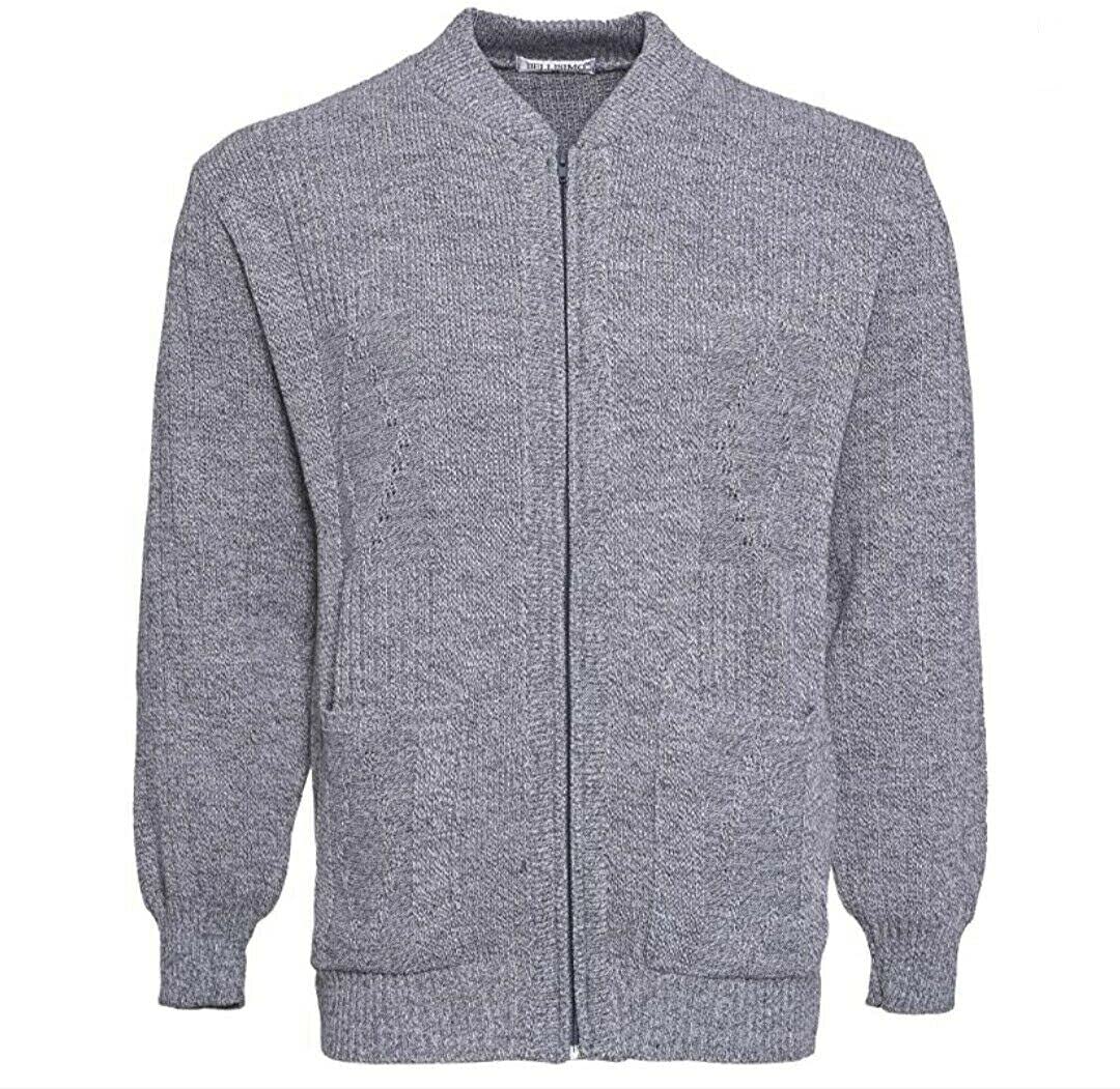 Men's Zip up Bellisimo Casual Plain Cardigan
