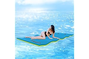 9x6 Floating Water Pad, Superior XPE Foam, Tear-Resistant Water Floating Mat