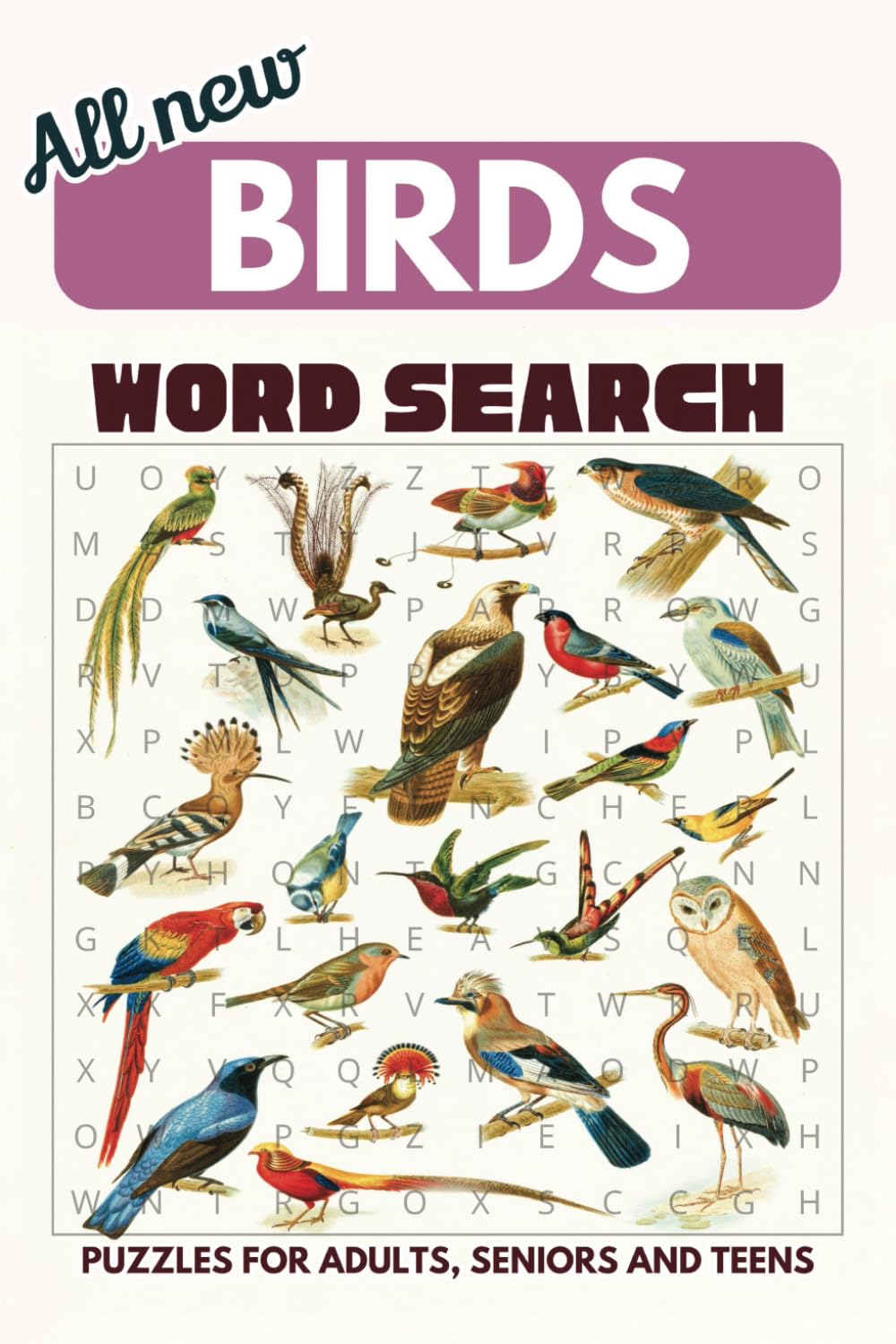 Birds word search puzzle book: Word searches with easy to read print about Birds, Wild Birds, Exotic Birds, Bird Watching and more