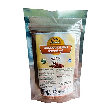 Chhattisgarh Herbals Herbal Shikakai Powder made by tribal women for naturally cleansed hair l 100 gm l (Pack of 2)