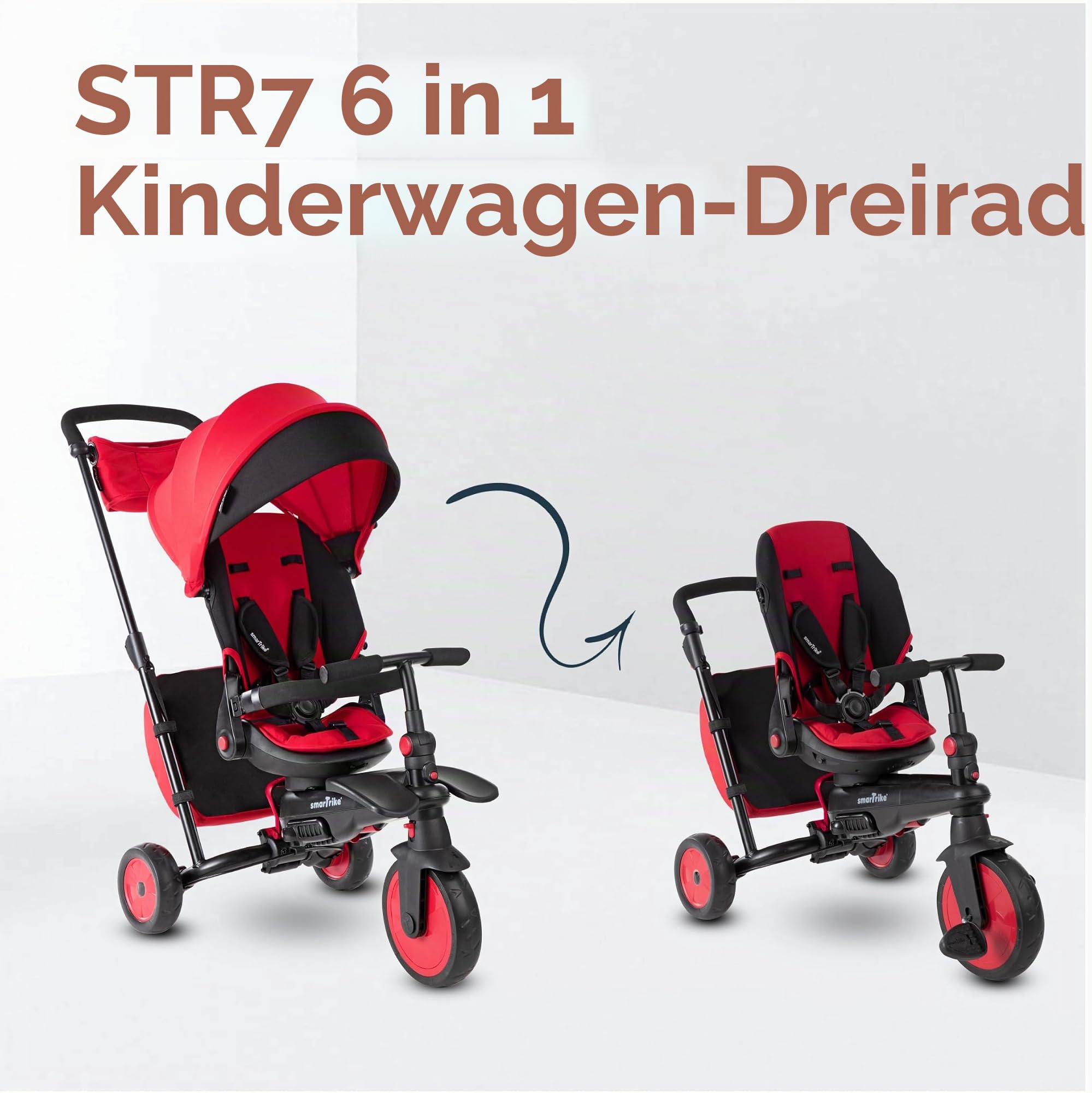 smarTrike 5500812 - Dreirad STR7, rot