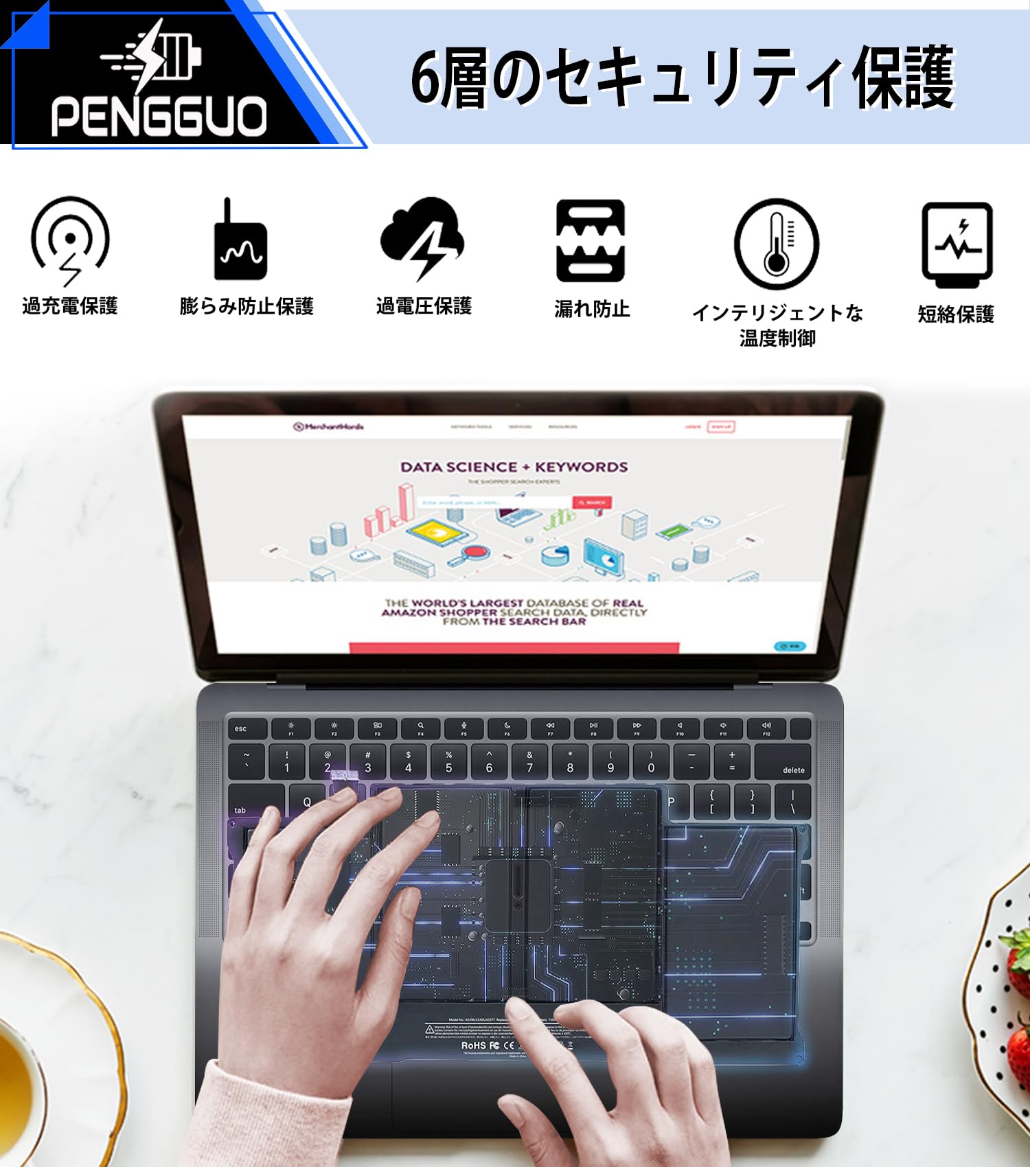 Amazon.co.jp: A1466 MacBook Airバッテリー 【PSE認証済み】 置換