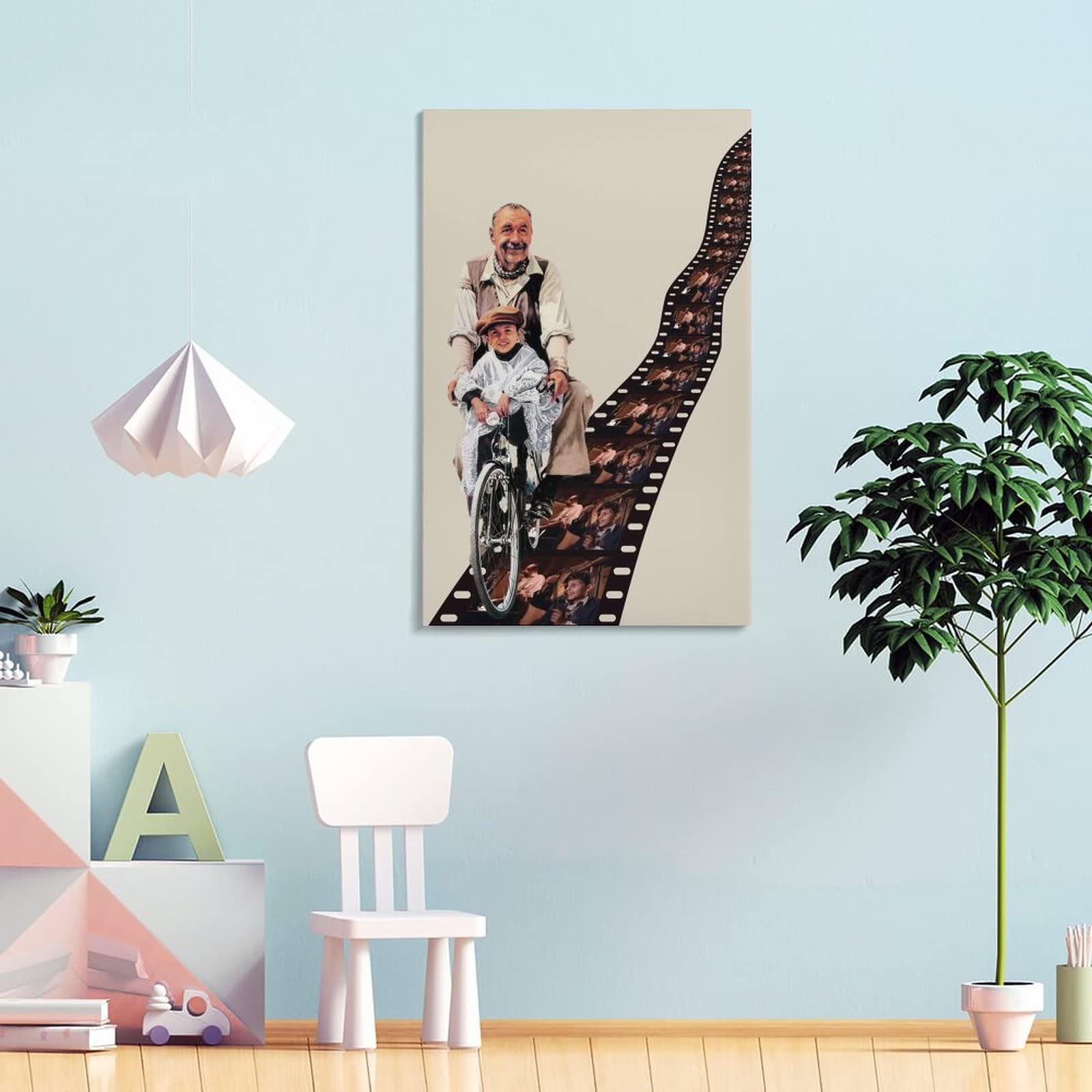 Póster de cine Paradiso de cine italiano para habitación, póster estético, pintura decorativa, lienzo para pared, póster de sala de estar, dormitorio, 40 x 60 cm