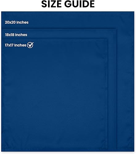 Miniatura 2 de Utopia Home Paquete de 24 servilletas de tela de 18 x 18 pulgadas, servilletas de cena 100% poliéster con bordes dobladillos, servilletas lavables