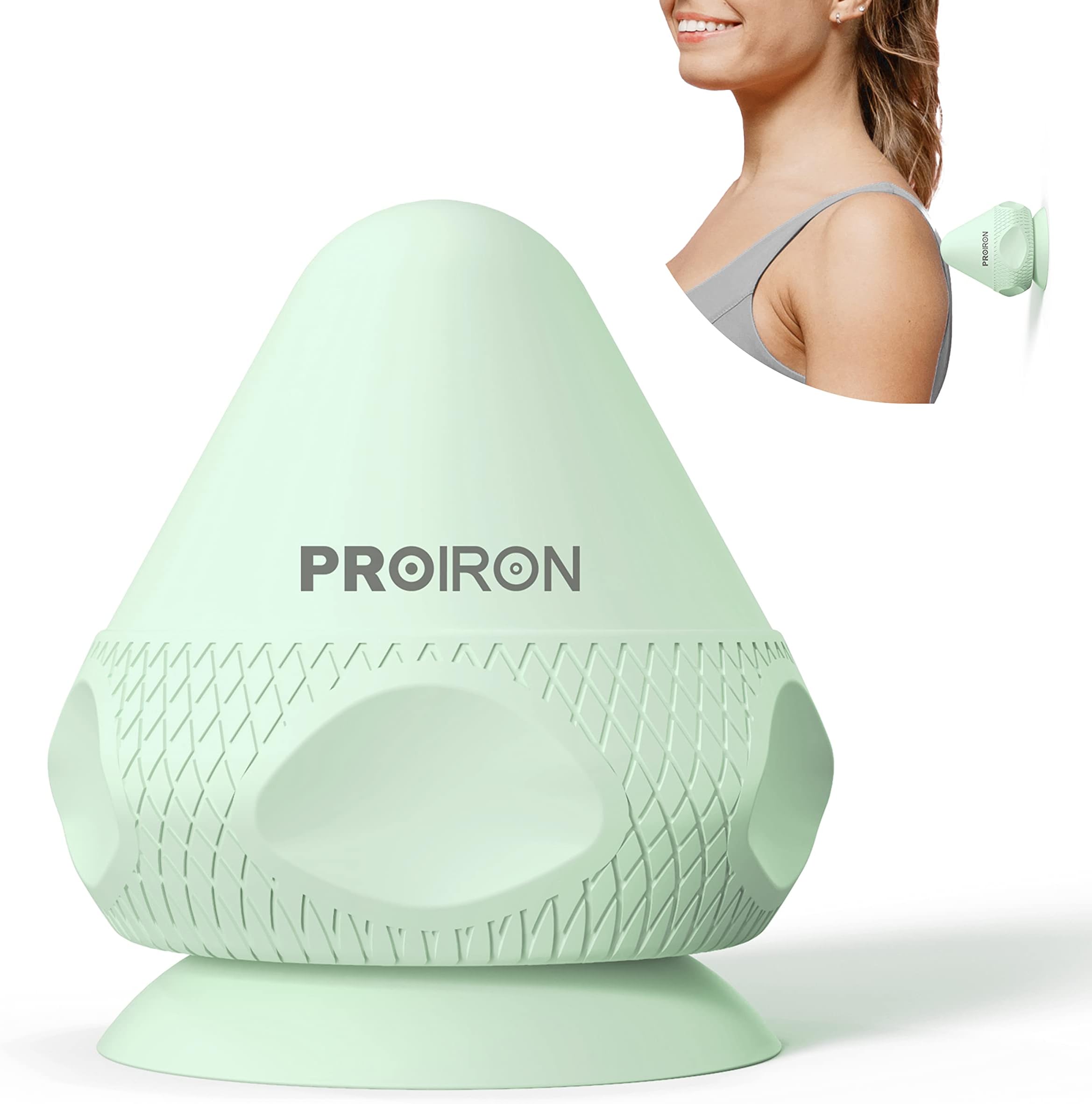 Massage Tool, Trigger Point Ball Hand Free, Deep Tissue Back Sore Muscle Knot Massager, Manual Self Physio Therapy, Foot Plantar Fasciitis, Neck Stress Relief, Myofascial Release Spiky Ball